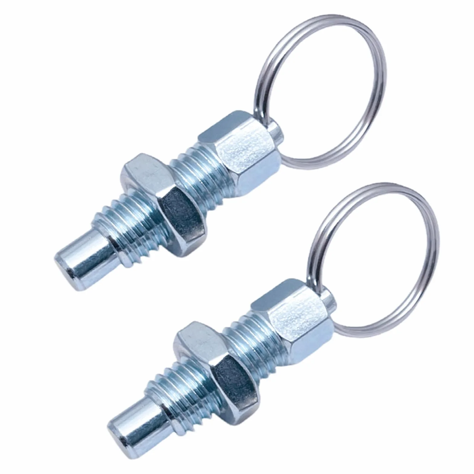 Bullone a Molla con Anello M12 Acciaio Inox - Pioli di Sicurezza Retrattili per Macchinari Industriali