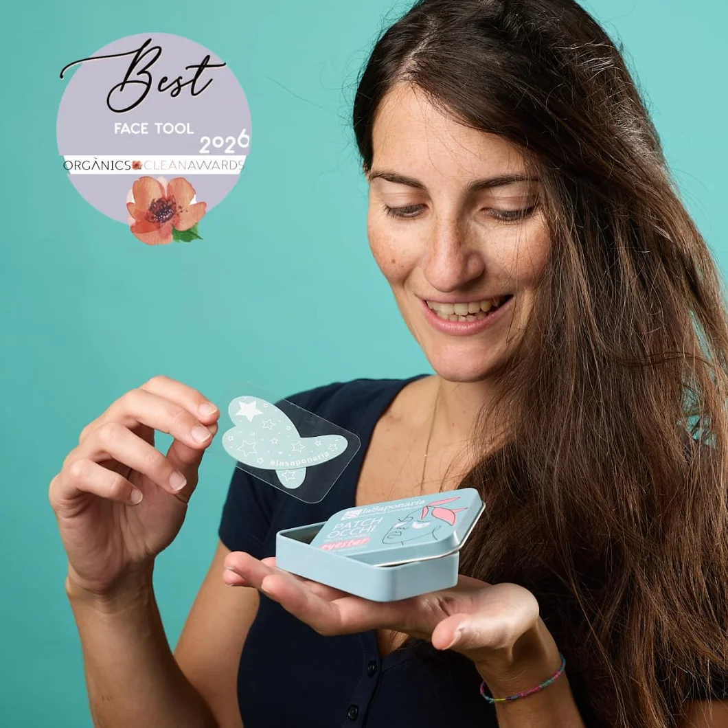 La Saponaria | Patch occhi riutilizzabili Eye Star, Patch occhi riutilizzabili in silicone, Contorno Occhi Liftato e Radioso, Potenzia l'Efficacia delle Creme Contorno Occhi