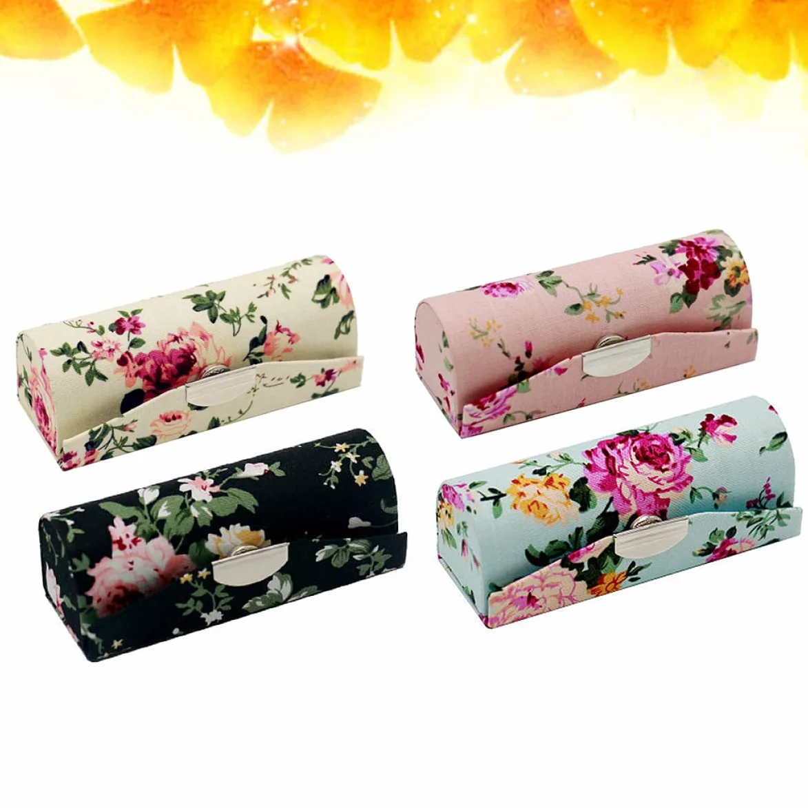 Abaodam 12pezzi Organizer Per Rossetto Con Specchio Porta Rossetti Per Borse Contenitore Cosmetico Per Donne Nero Bianco Rosa e Blu