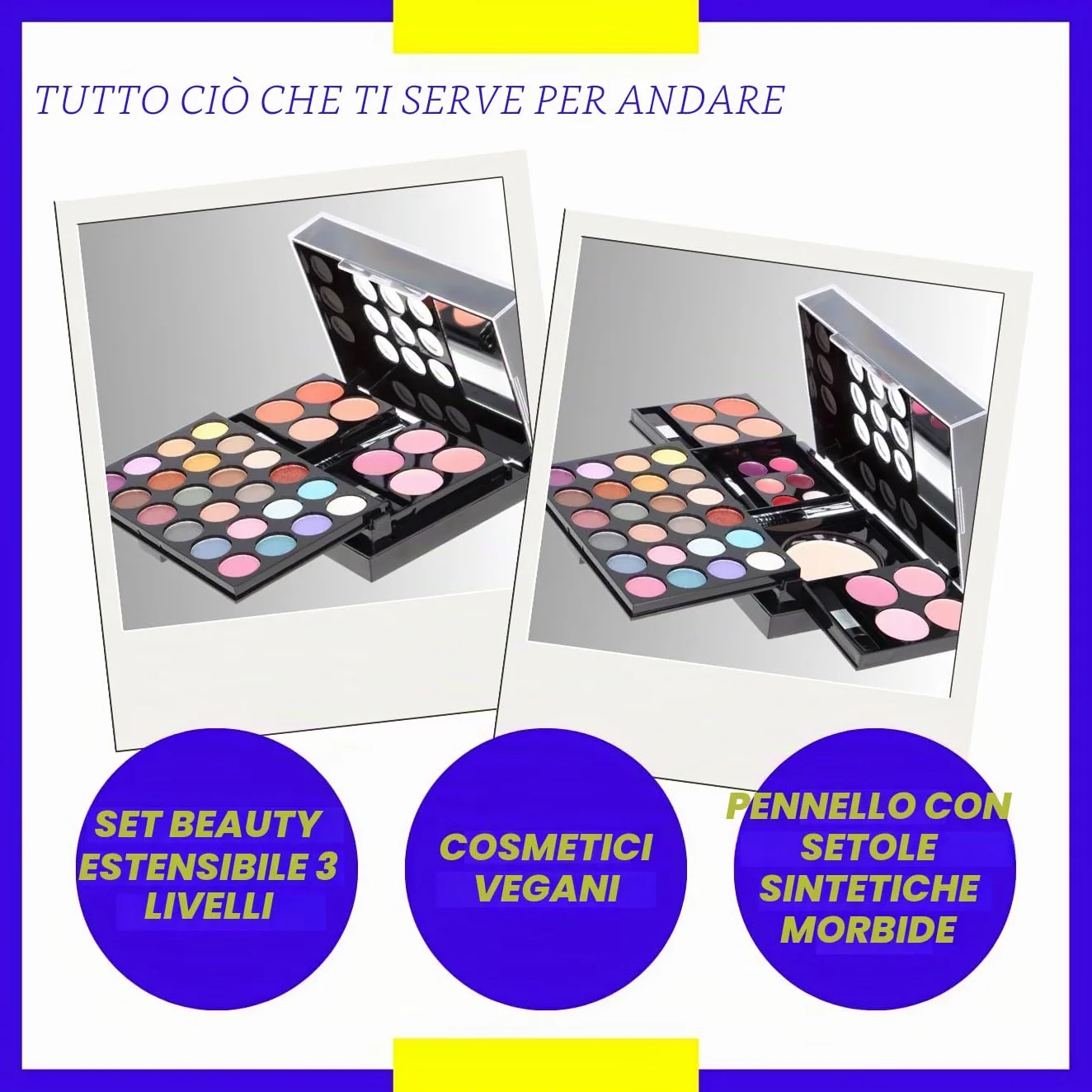 ZMILE Cosmetics Tavolozza Trucco 'All You Need To Go', Cosmetici Vegan