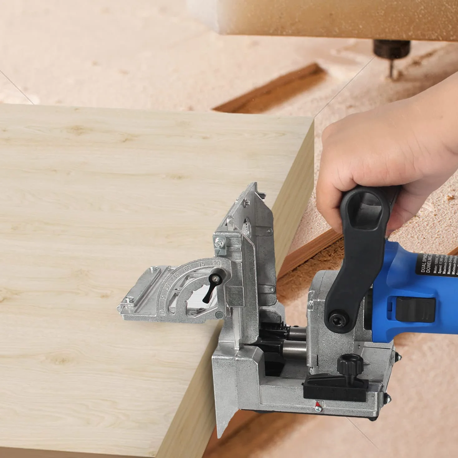 Jointer a doppio mandrino DJ710 710W 120V 60Hz falegnameria a piastre