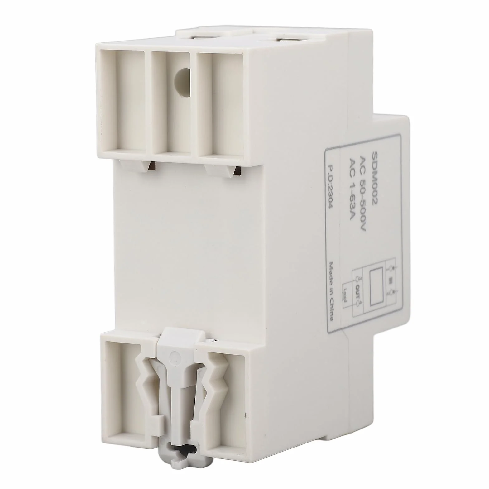 Amperometro Monofase Guida DIN Misuratore Tensione CA Corrente Display Digitale AC50-500V