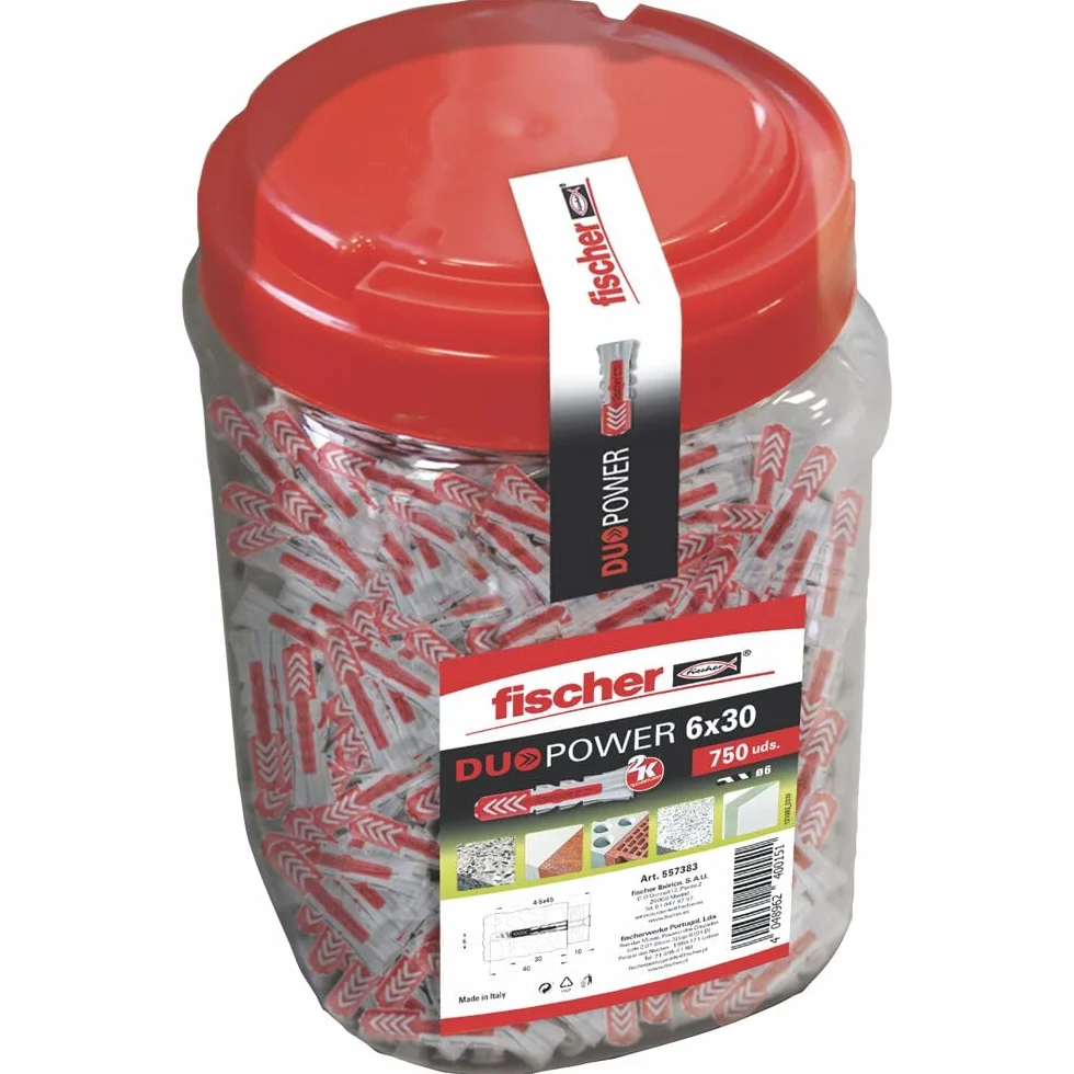 Fischer 6x30/750uds Grigio/rosso