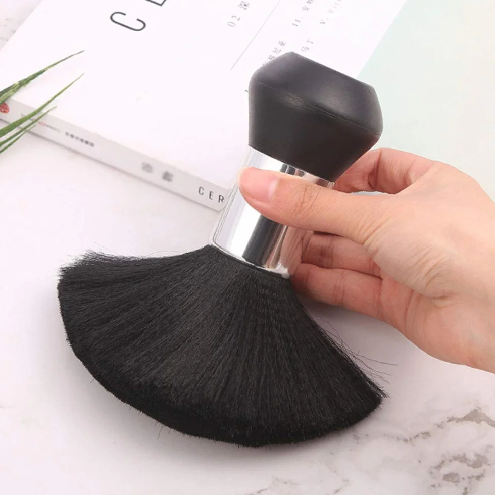 Pennello da barbiere per parrucchiere parrucchiere parrucchiere capelli morbidi pulizia spazzola capelli capelli trucco strumento 10 pz