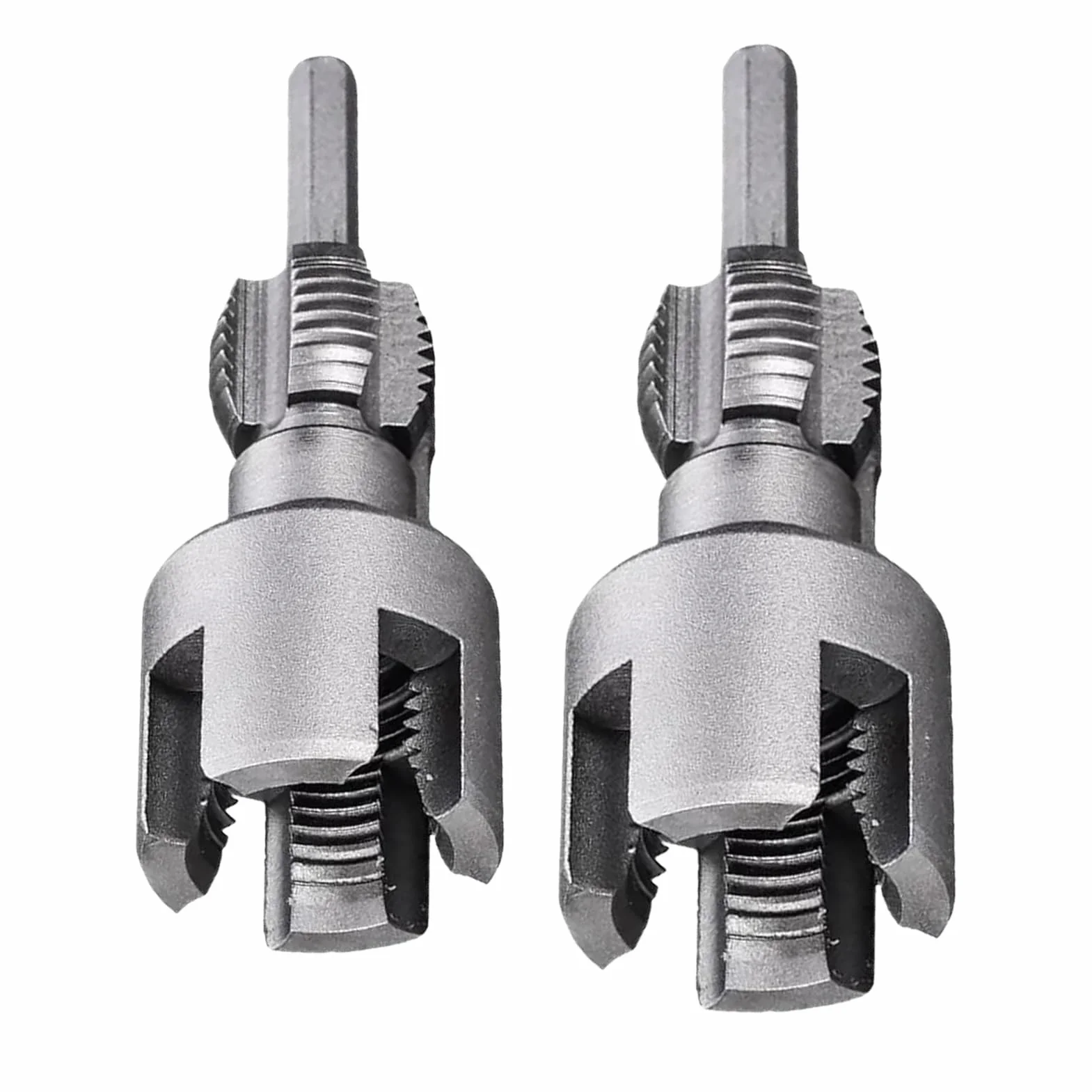 Set Per Filettatura Tubi PVC 2 In 1, Compatibile Con Trapano Elettrico, Specifiche 1/2'' E 3/4''