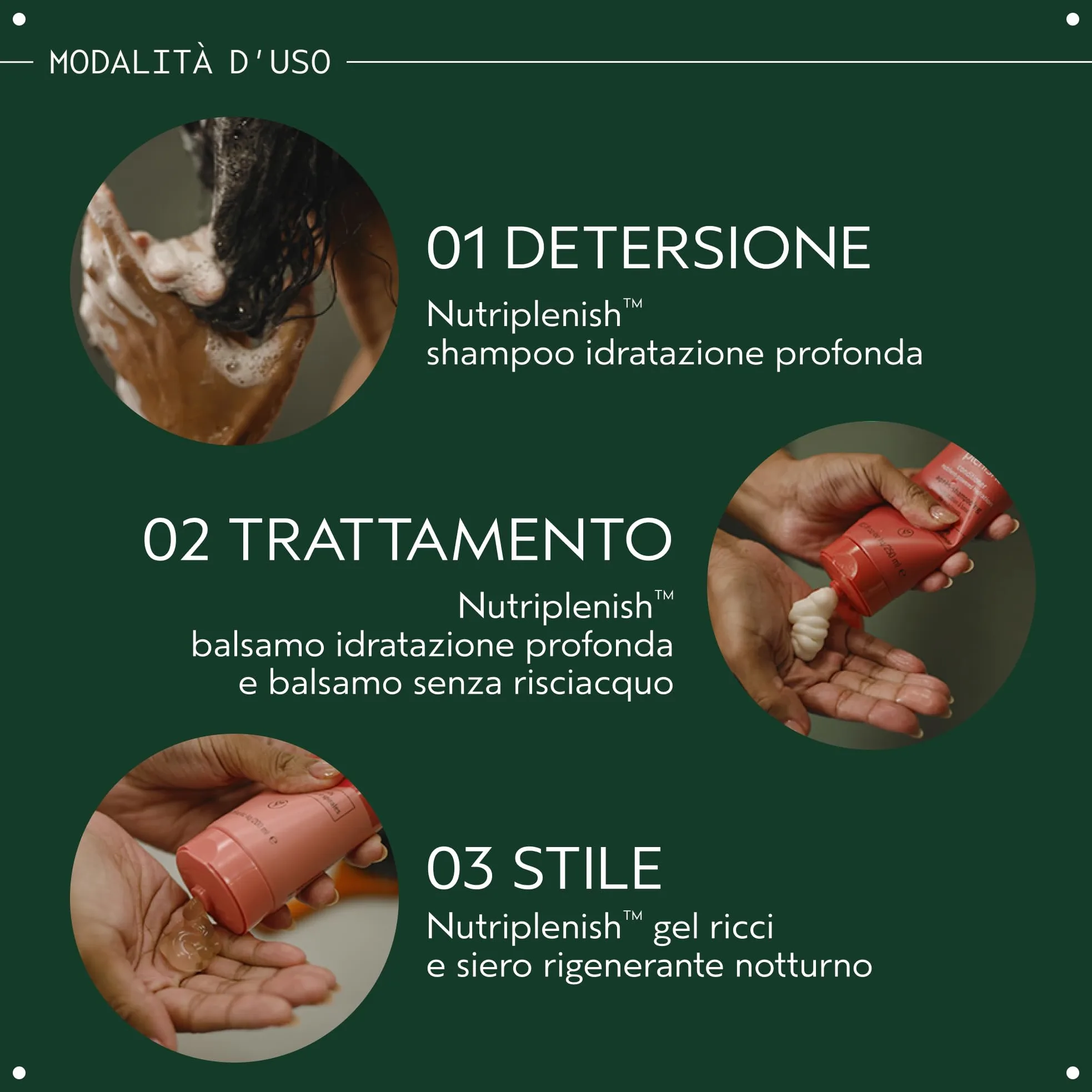 Aveda Nutriplenish Routine: Shampoo Idratazione profonda (250 ml) + Balsamo Idratazione profonda (250 ml) - Olio biologico di melagrana e cocco, burro di mango