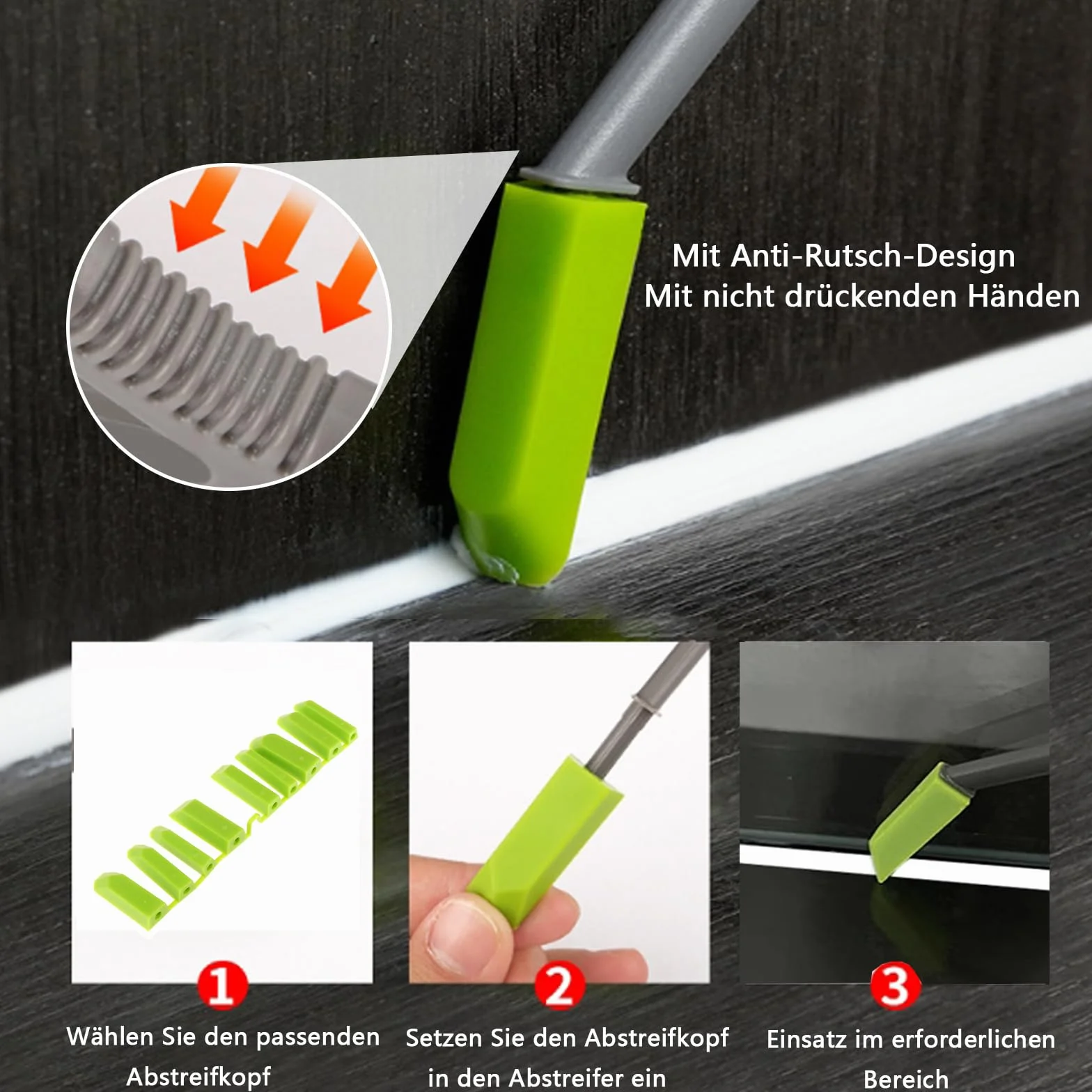 Piastra in silicone per fuga, estrattore silicone, spatola, 9 forme comuni