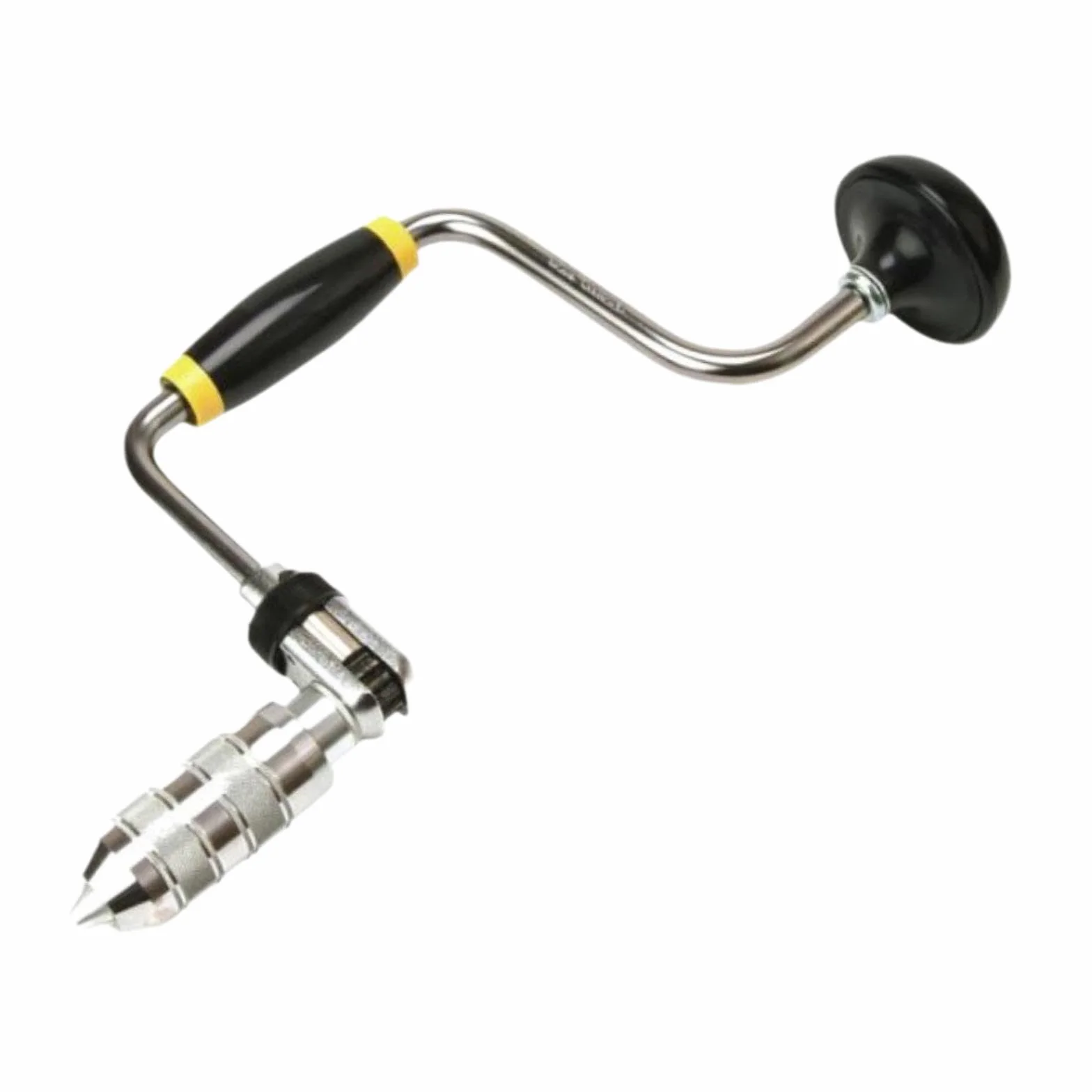 F Fityle Trapano a Manovella per Carpenteria, Utensile Punzonatura Manuale, Mandrino 4 Griffe, Lavorazione Legno, 30x17 cm
