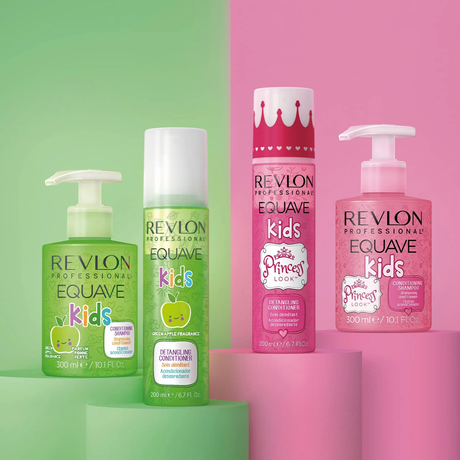 REVLON PROFESSIONAL EQUAVE KIDS PRINCESS LOOK Balsamo Districante, Balsamo Districante per Bambine Senza Risciacquo, 200 ml