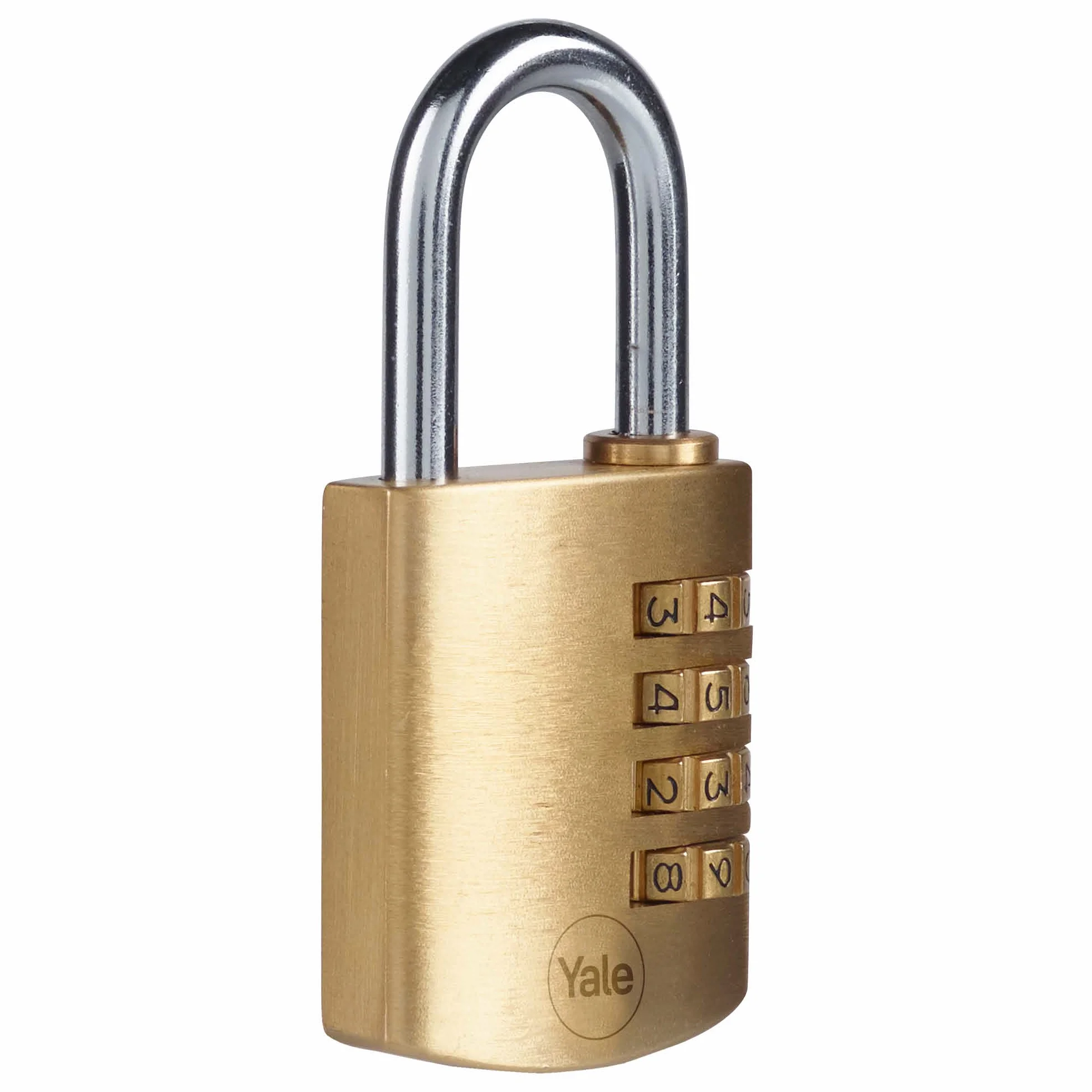 Yale Lucchetto a combinazione Y150B/40/130/1 corpo 40mm, arco in acciaio, 4 cifre