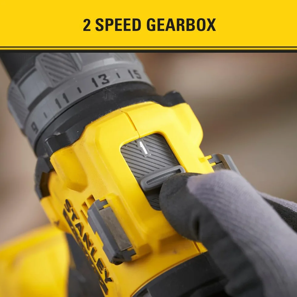 STANLEY FATMAX Trapano avvitatore a batteria senza spazzole 18V V20 SFMCD725B-XJ