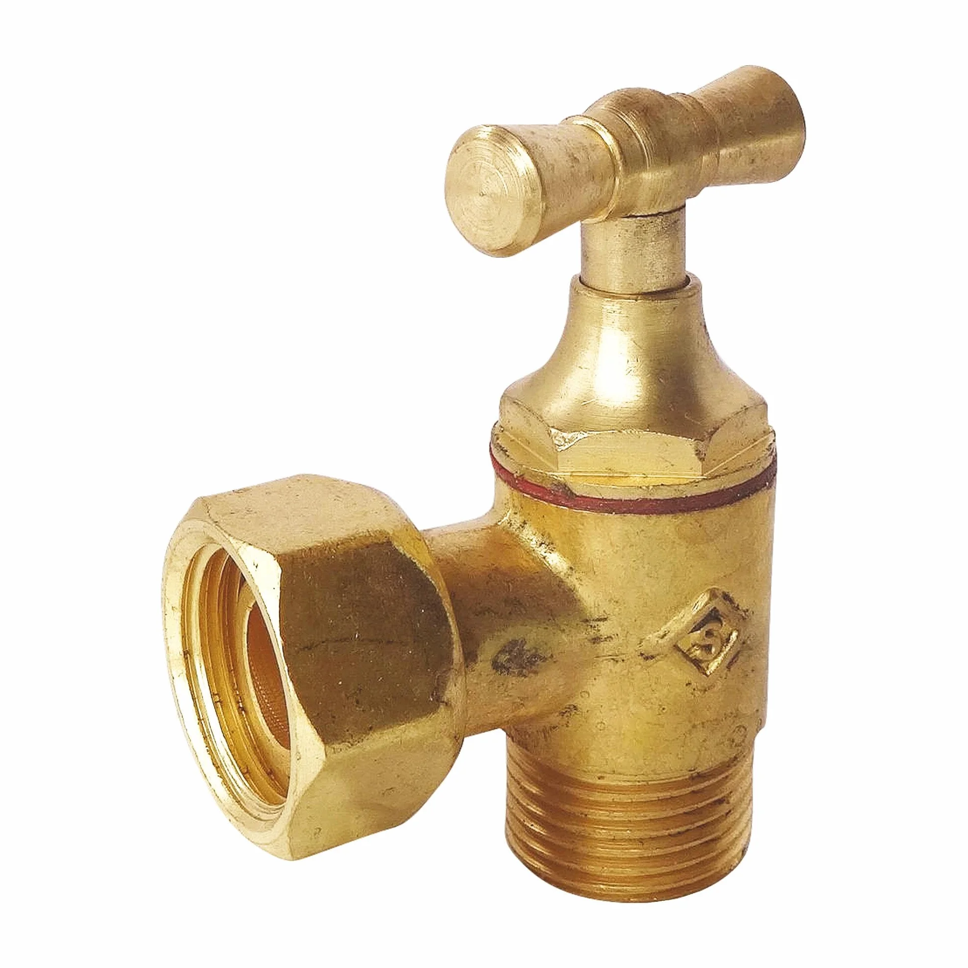 SOMATHERM FOR YOU Angolo toilette rubinetto in ottone grezzo staffa M12 17 3/8 Dado Prigioniero