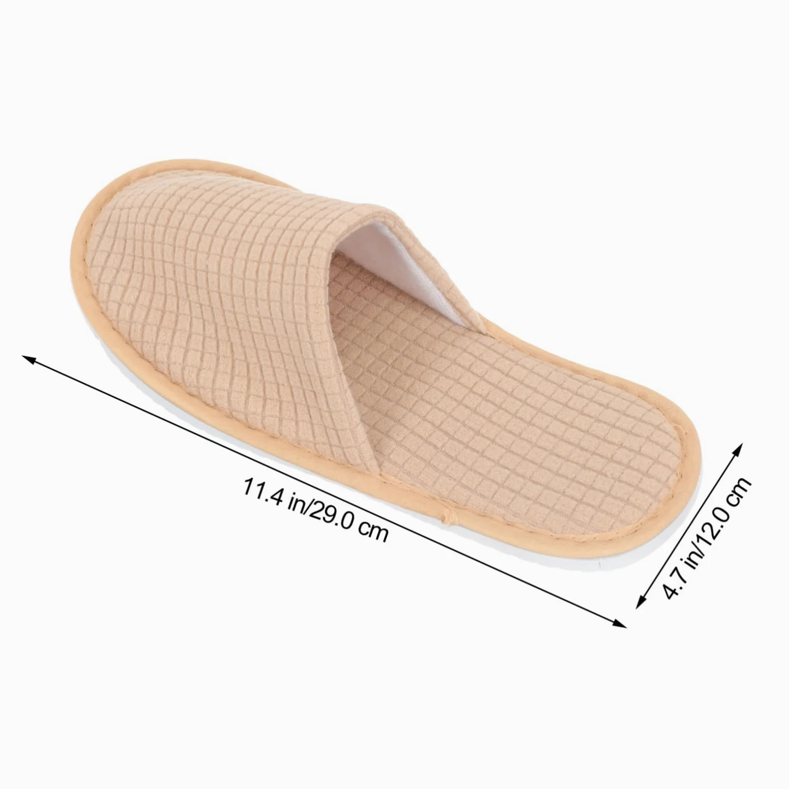 POPETPOP 6 Paia di Pantofole Spa Lavabili in Pile per Ospiti, Antiodore e Comode, per Casa e Saloni, Pantofole Usa e Getta per Accoglienza Elegante