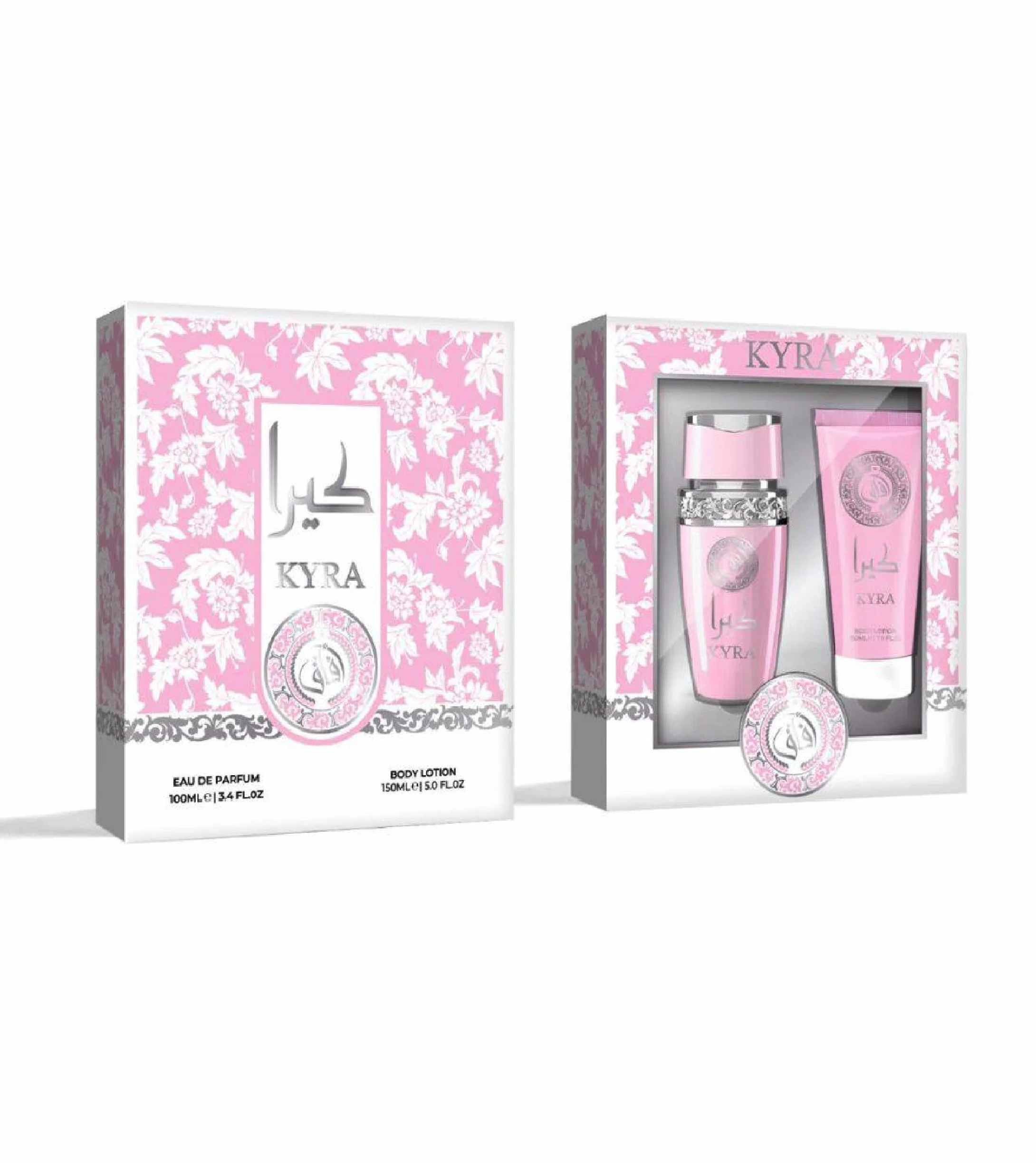 Kyra Yara Cofanetto Profumo Donna EDP 100ml + Crema Corpo 150ml – Orchidea, Eliotropio, Tangerino, Vaniglia, Muschio & Sandalo – Fragranza Gourmand Tropicale – Idea Regalo Elegante