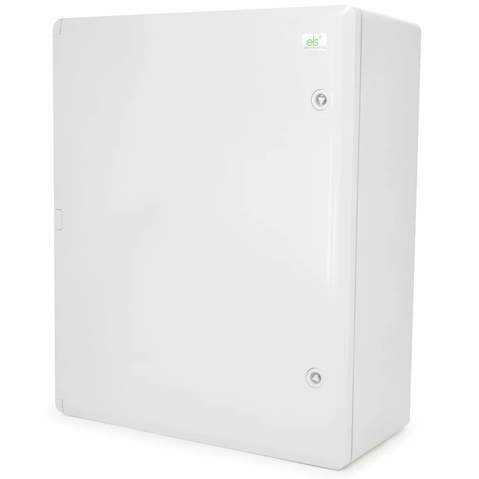 ELS Elektrotechnika Armadietto per quadro elettrico IP65 piastra di montaggio zincata porta con guarnizione perimetrale a parete vuoto