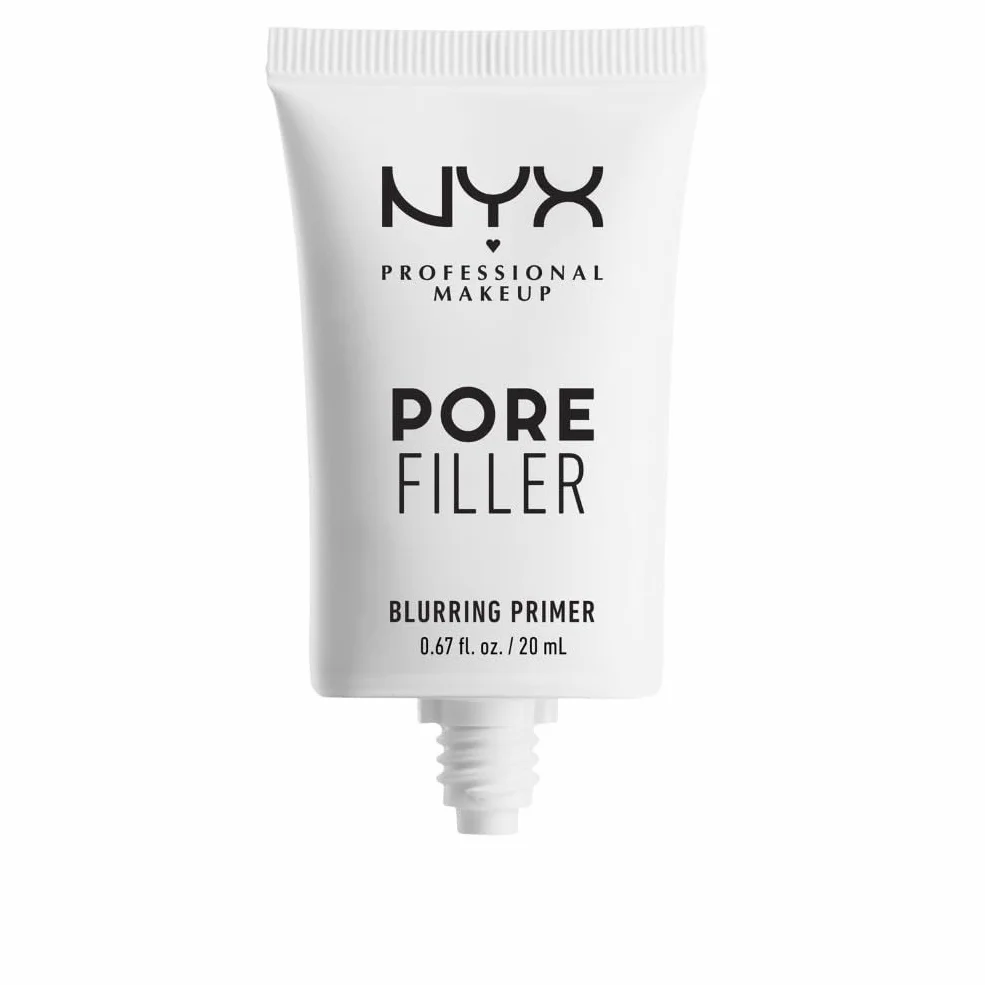 NYX Professional Makeup Primer Pore Filler, Base per makeup, Effetto levigante per minimizzare i pori dilatati, Incarnato uniforme, Arricchito con vitamina E, Formula vegana, 20 ml