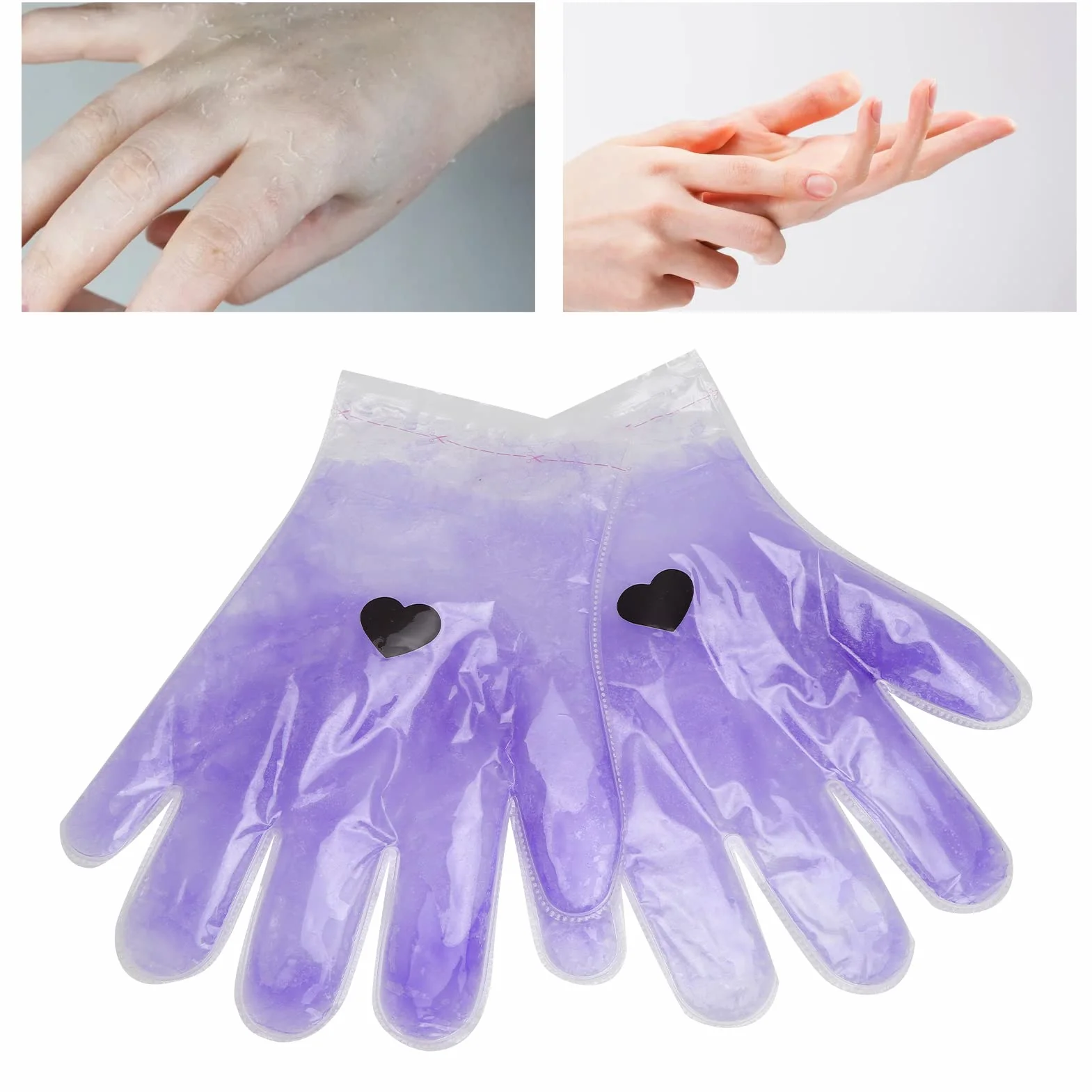 Guanti per il Trattamento alla Paraffina, Guanti Curativi per l'Attivazione della Pelle che si Sciolgono con l'Acqua per il Trattamento della Casa Termale per l'Uso Domestico per i(#1)