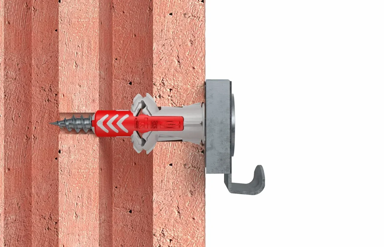 Fischer Kit Appendi Specchi Duopower do Mocowania na Ścianie i Gipsie