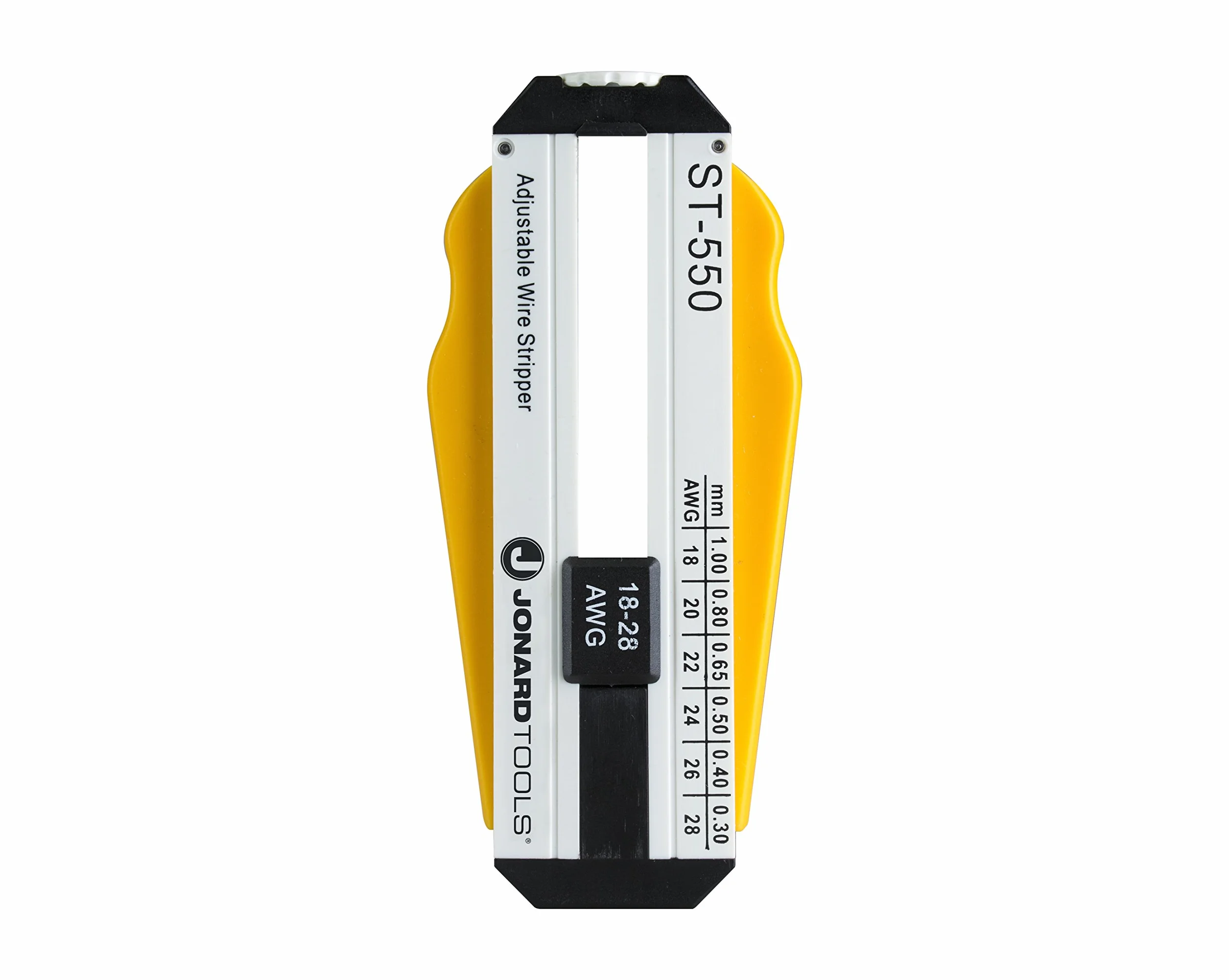 Jonard Tools ST-550 Spellafili di precisione regolabile in ABS 18-28 AWG