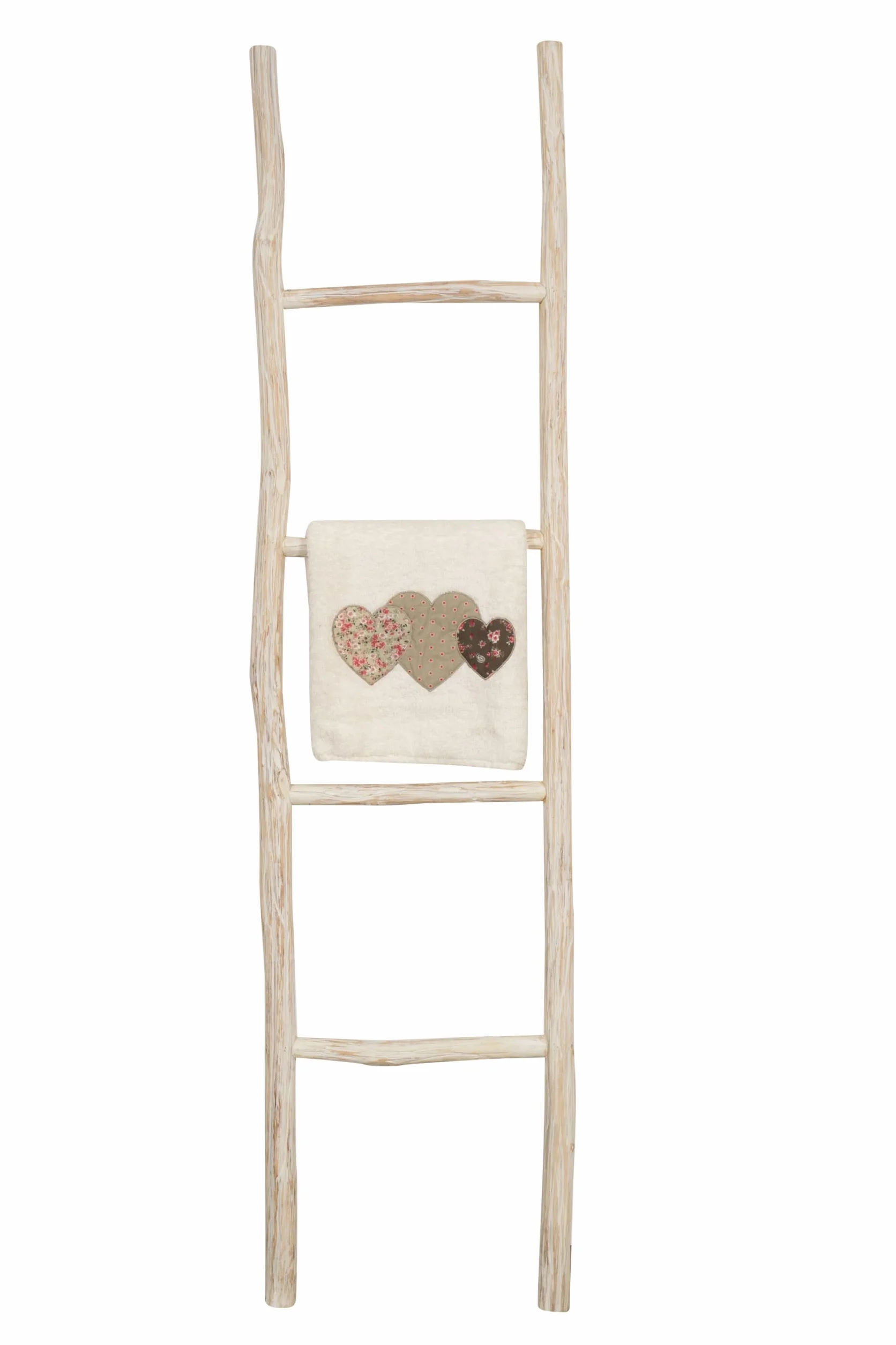 Scaletta porta asciugamani bagno 148x36x3 Legno Scala Decorativa parete