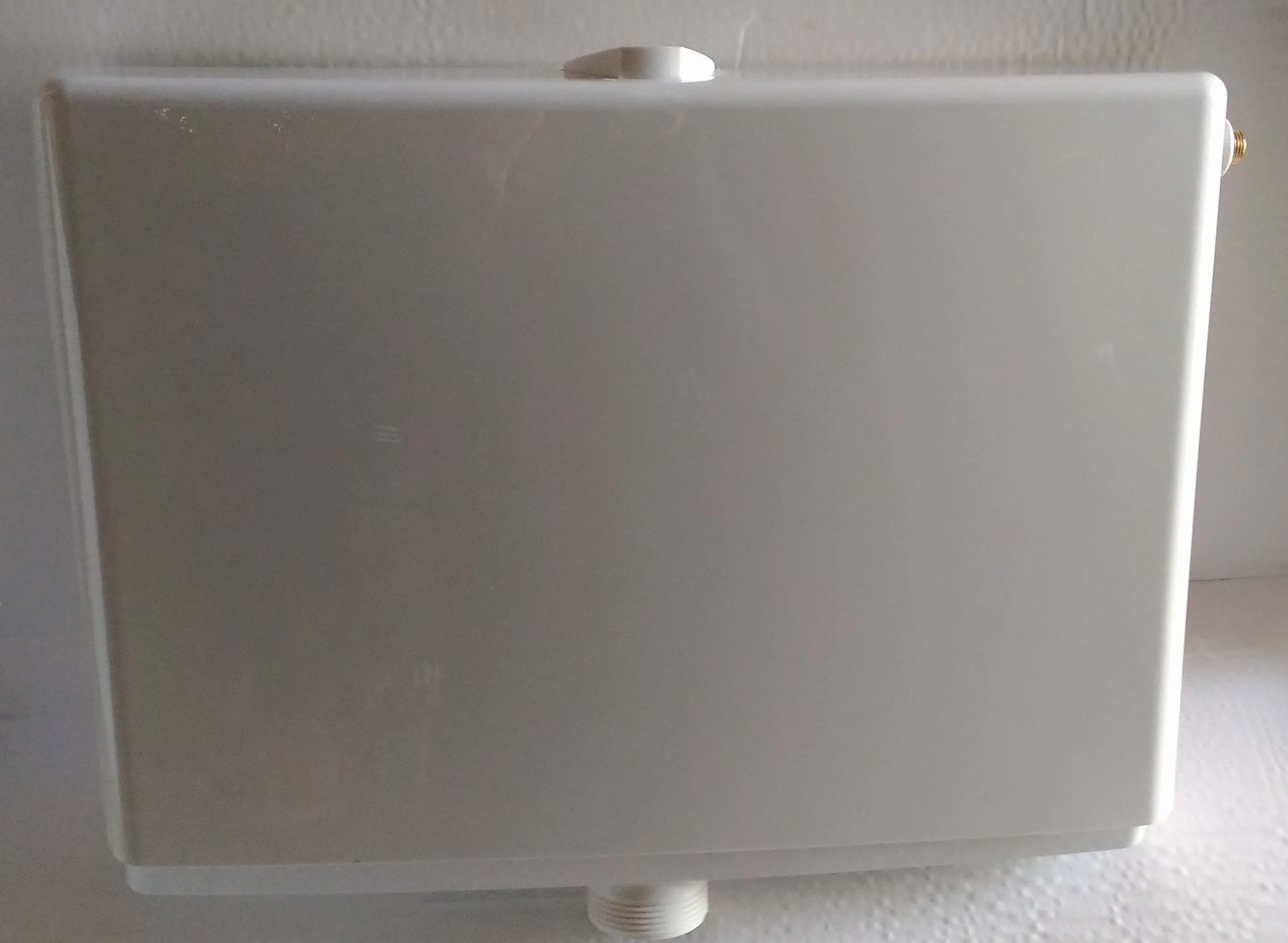 SCHWAB Casetta Zaino Esterna Slim Mono Pulsante Bianco Sottile 6/9 Litri