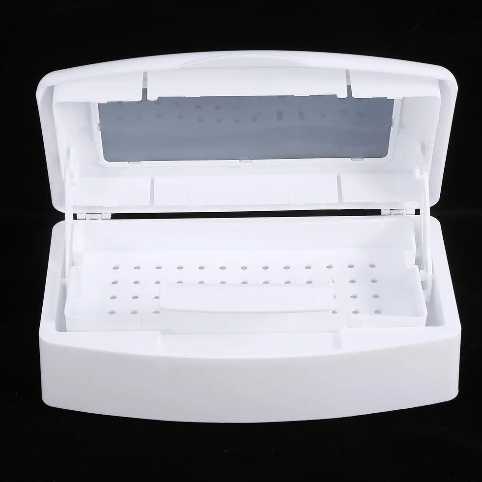 UV dis Box - Box sterilizzatore UV, Strumenti Nail plastica Strumenti di dis contenitore di sterilizzazione scatola manicure for Salon