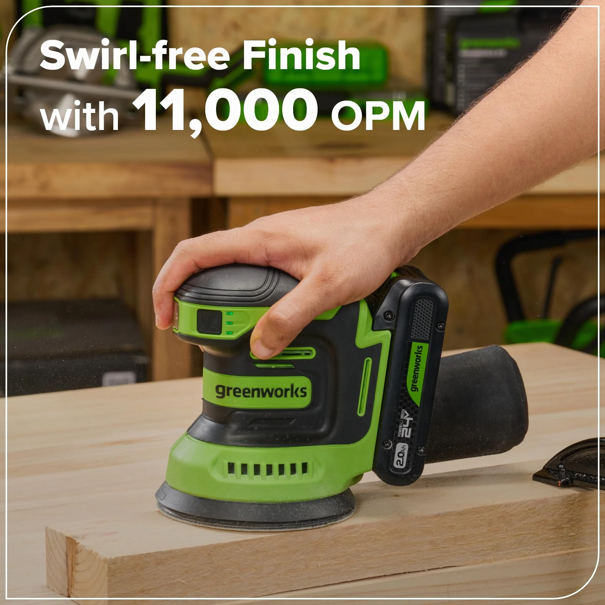Greenworks 24V combo trapano avvitatore a percussione sega circolare alternativa a calare utensile multifunzione levigatrice torcia