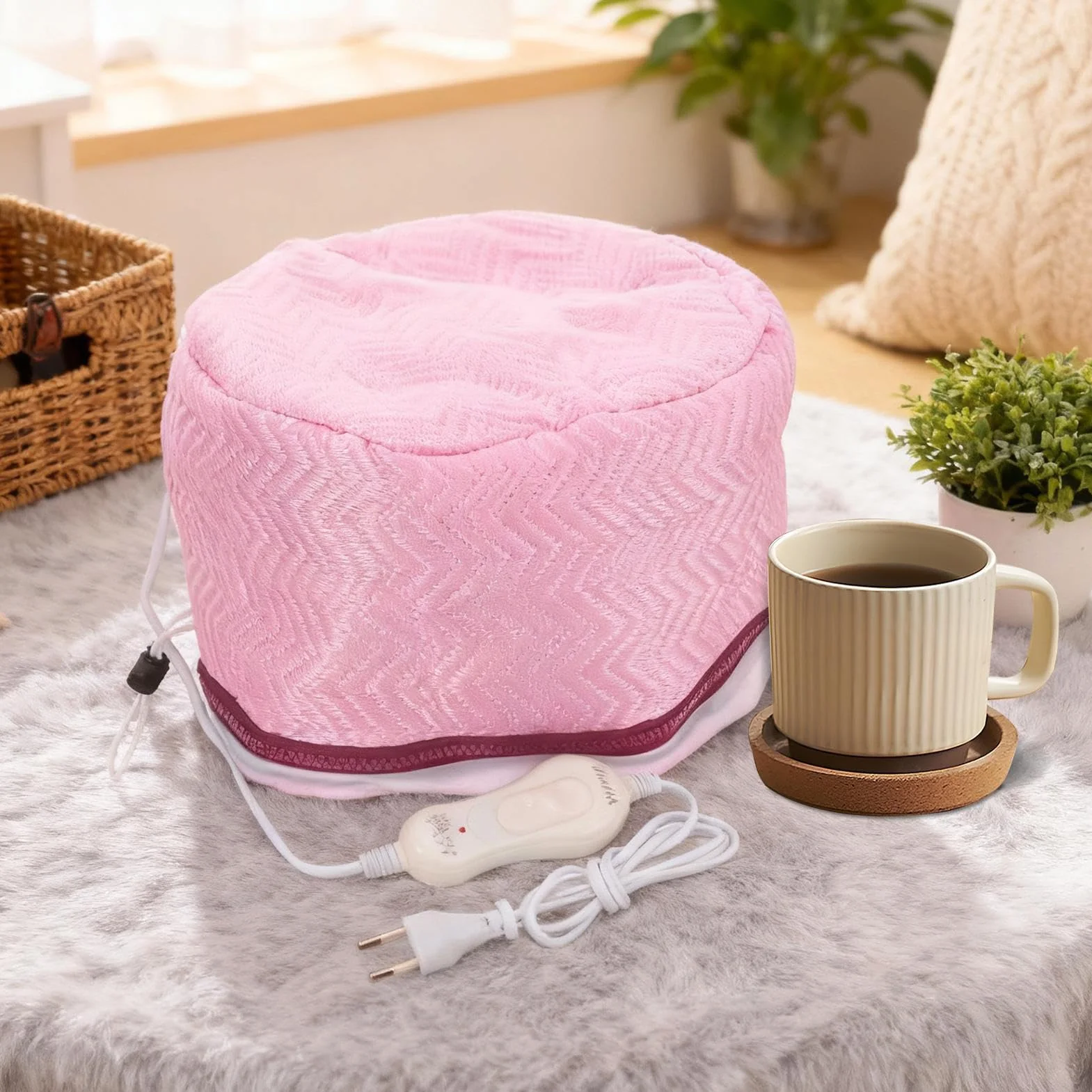 Cappello Vaporizzatore per Capelli | Cappuccio Asciugacapelli a 2 Livelli di Calore,Cuffia Termica Portatile Per Capelli - Per Styling E Condizionamento Profondo Per Donne E Ragazze Cura Della Casa E