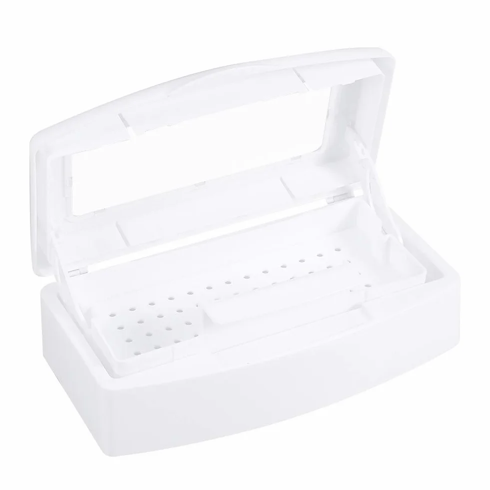 UV dis Box - Box sterilizzatore UV, Strumenti Nail plastica Strumenti di dis contenitore di sterilizzazione scatola manicure for Salon