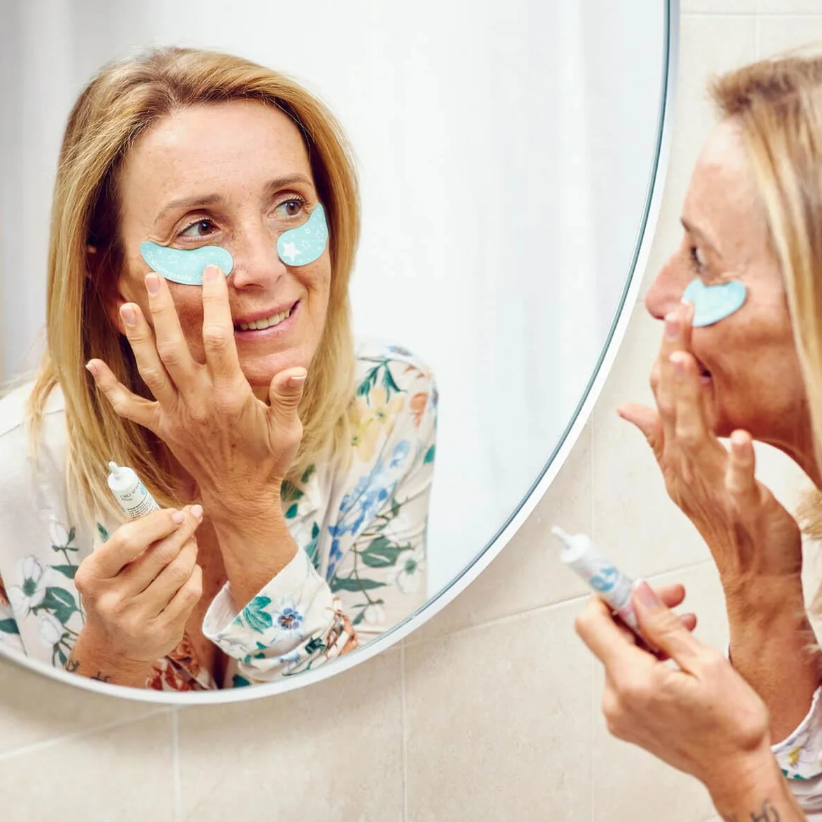 La Saponaria | Patch occhi riutilizzabili Eye Star, Patch occhi riutilizzabili in silicone, Contorno Occhi Liftato e Radioso, Potenzia l'Efficacia delle Creme Contorno Occhi