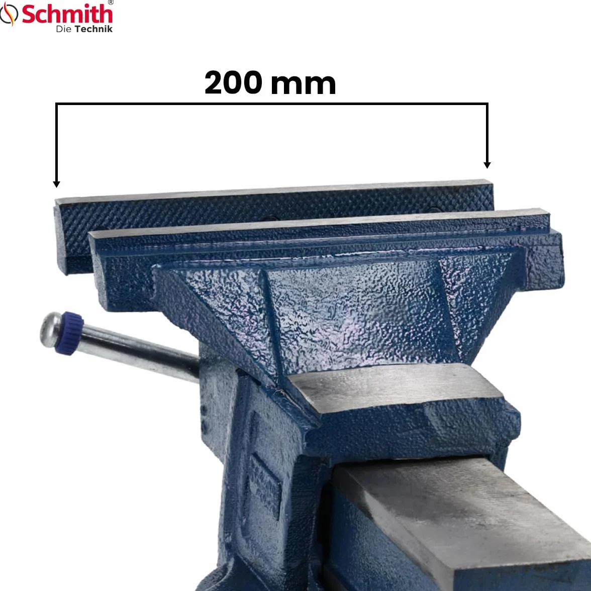 Morsa Fissa Professionale 200 mm per Banco Officina