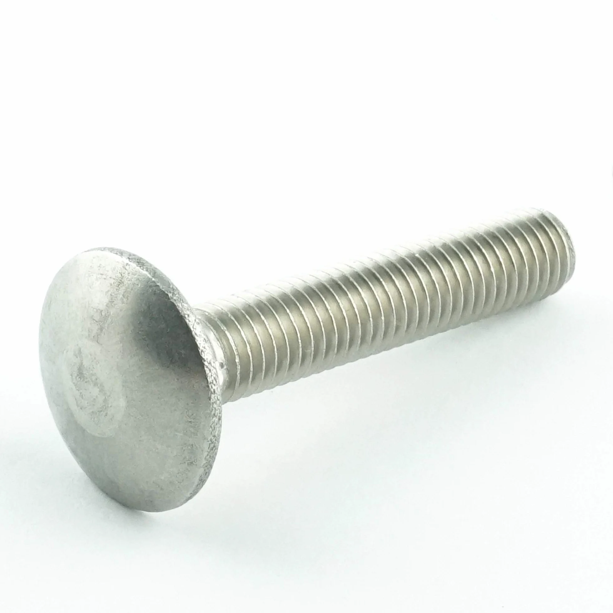 Viti a testa tonda M10 x 40 mm DIN 603 ISO 8677 acciaio inox A2 inossidabile (10 pezzi)