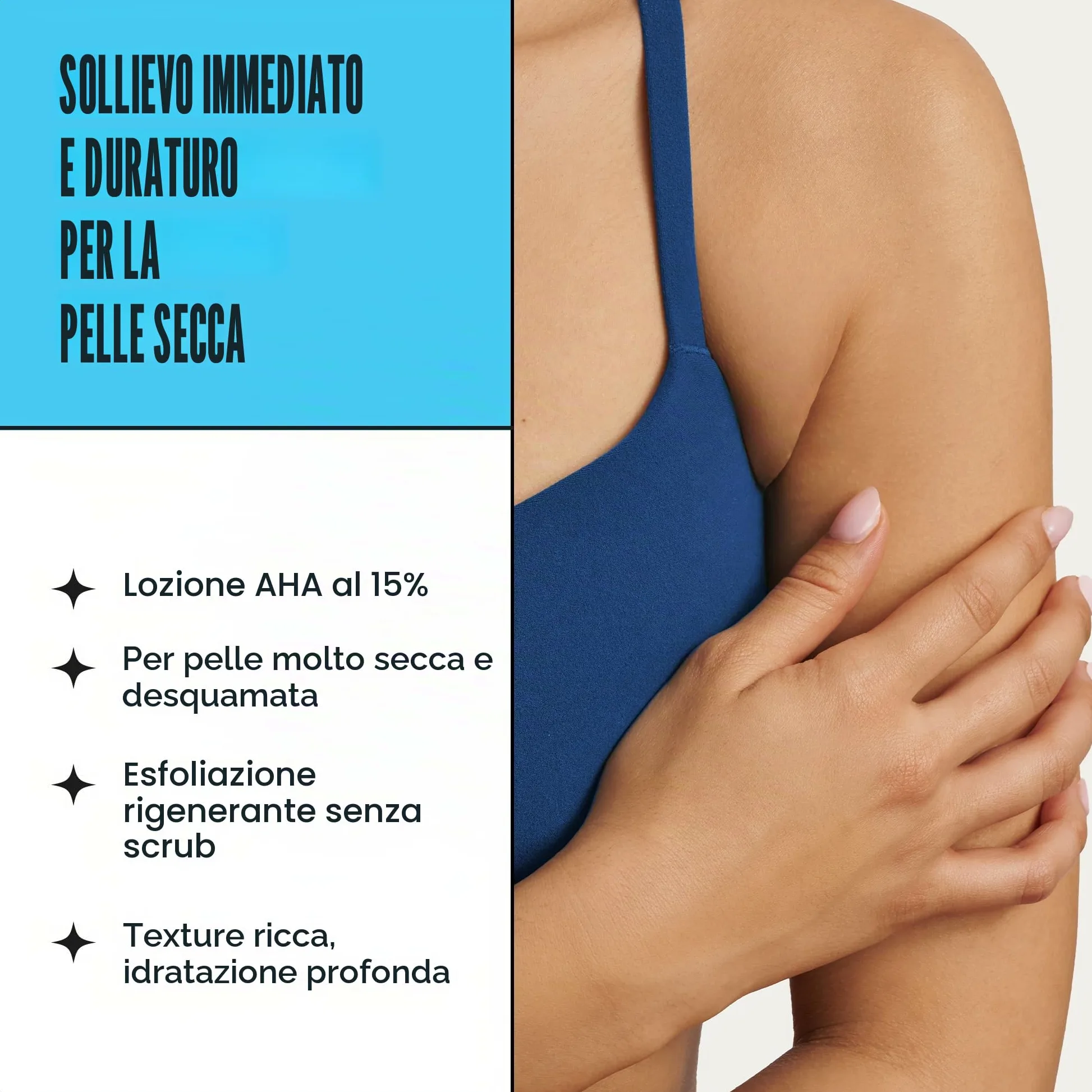 AmLactin Crema idratante Rapid Relief Moisturizing Cream, Crema per corpo e mani Dry Skin – Tubi da 12 oz (imballaggio può variare)