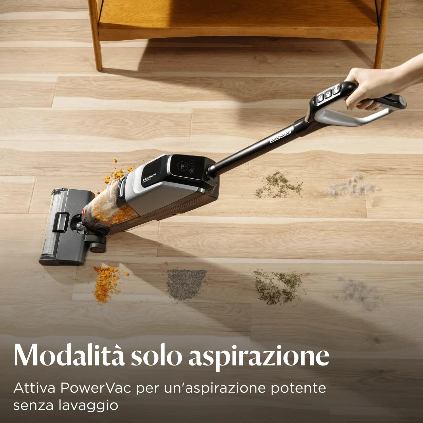 Bissell CrossWave OmniForce 3912N Aspirapolvere Senza Fili Aspira e Lava 240m²