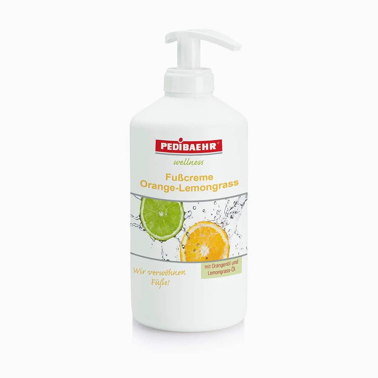 PediBaehr Crema Piedi Arancia Citronella, 500 ml
