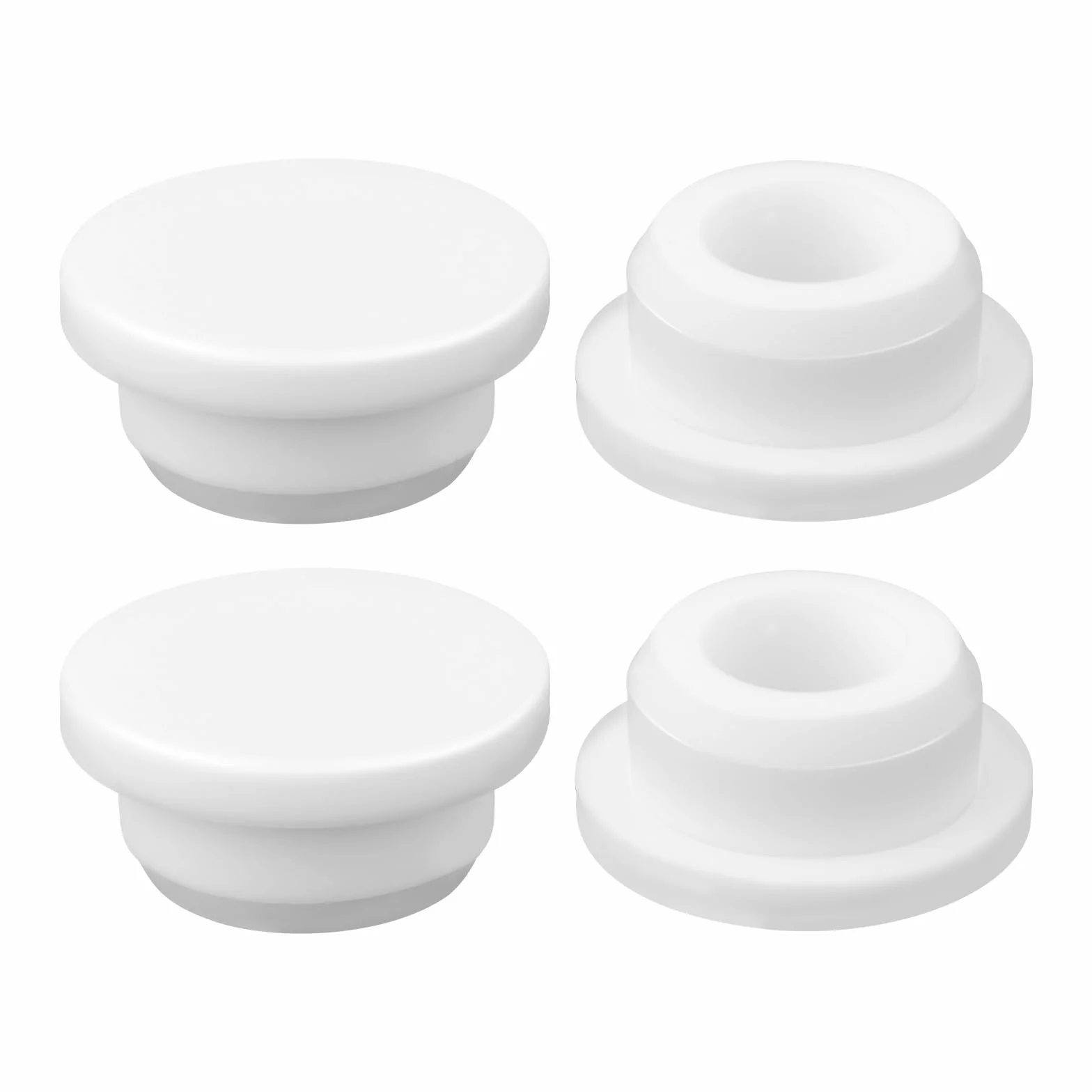 Gosknor 4pz Tappo Troppo Pieno Lavandino Silicone, Coperchio Gomma Rotonda Cucina Bagno