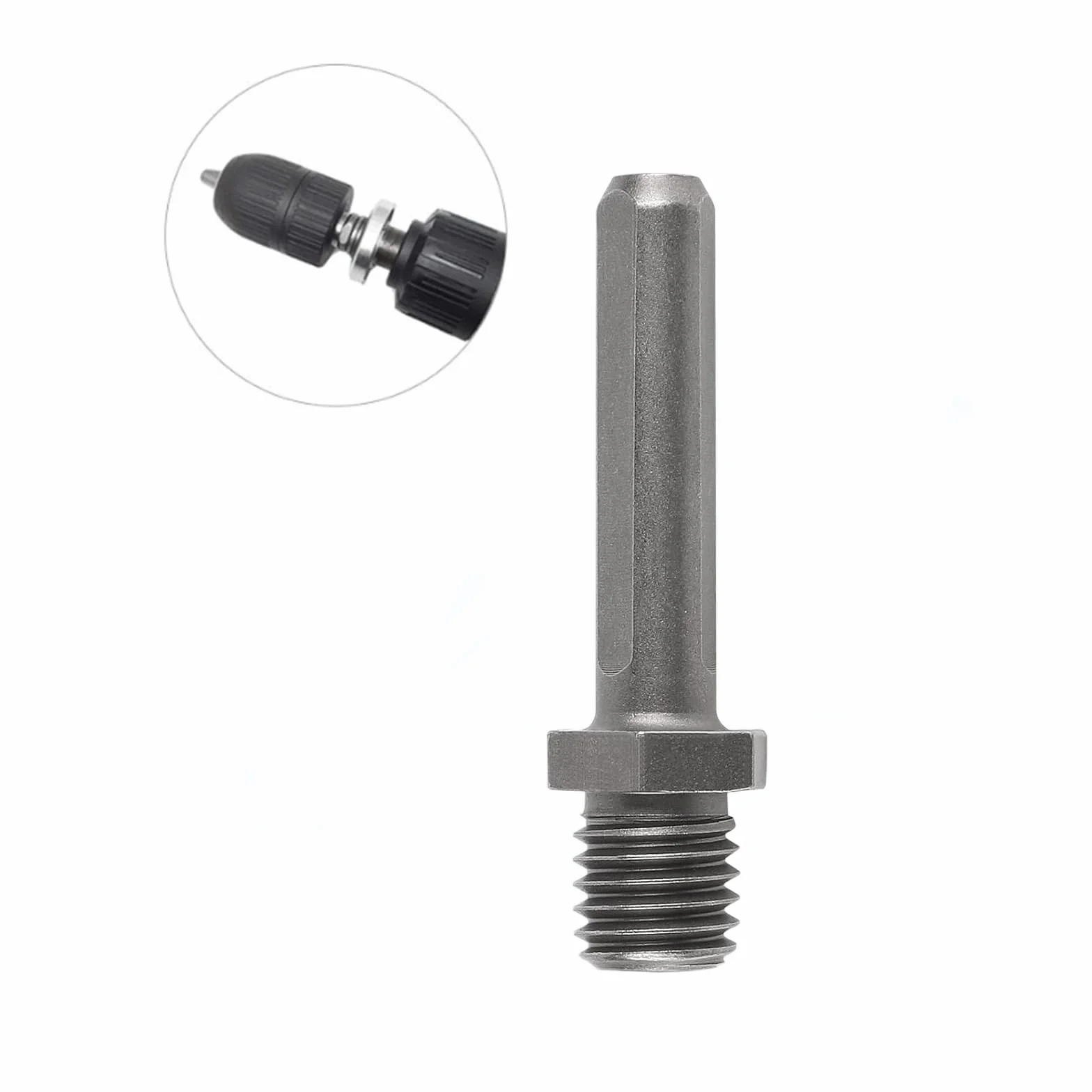 Adattatori M14 Filettatura Esterna per Punte Diamantate Triangle Esagonali 2 Pezzi