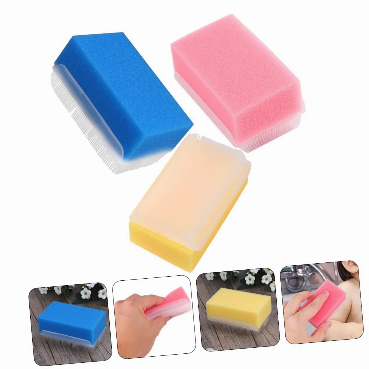 12 Pezzi Spazzola Massaggiante Spazzola Per Neonati Spazzola Sensoriale Spugna Morbida Spugne Da Bagno Per Neonati Spazzola Spugna Per Neonati Spugna Per Il Bagno Spazzola Per Il