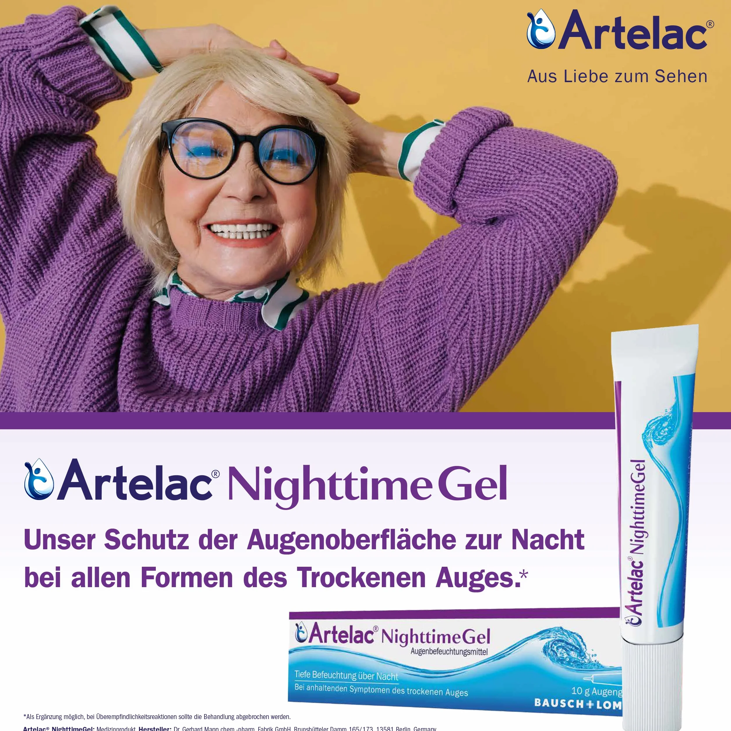 Artelac - gel oculare notturno Bausch + Lomb