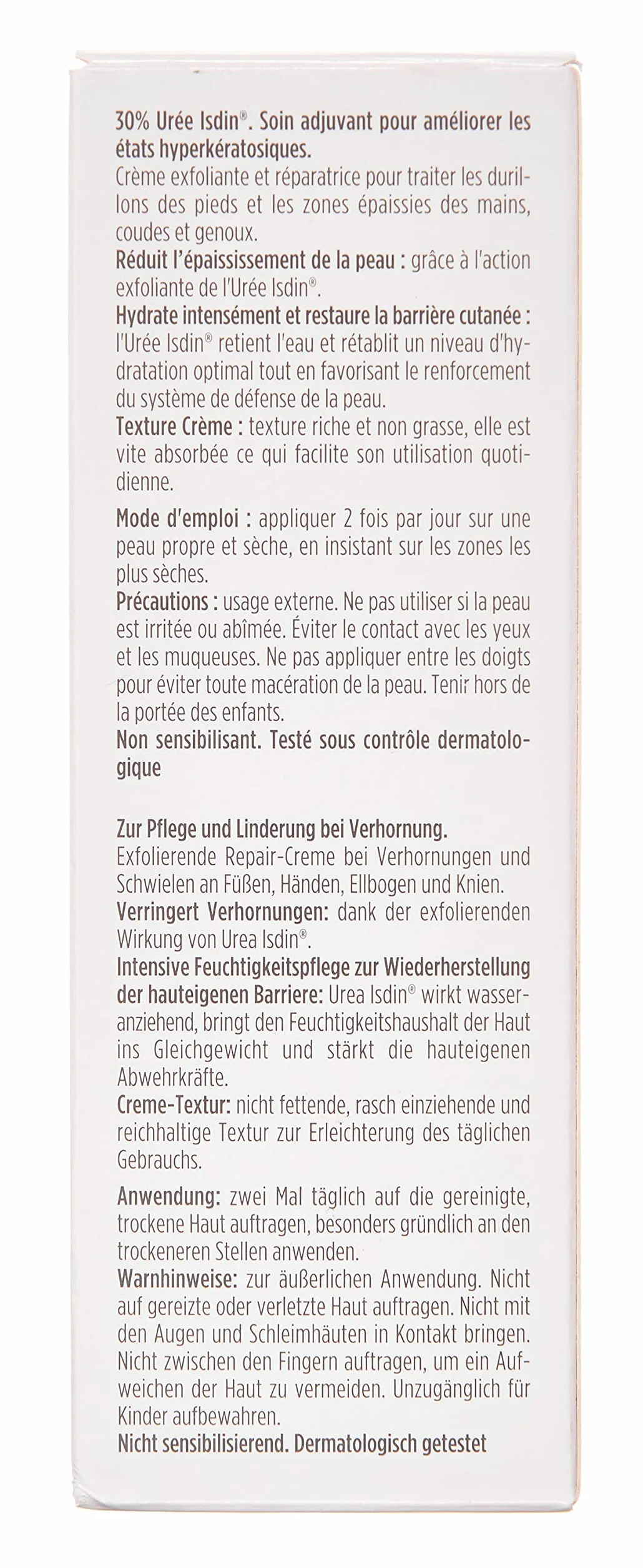 ISDIN Ureadin Ultra30 (50 ml) | Crema Emolliente con 30% Urea | Massima Idratazione per Pelle Ispessita su Piedi, Mani, Gomiti e Ginocchia