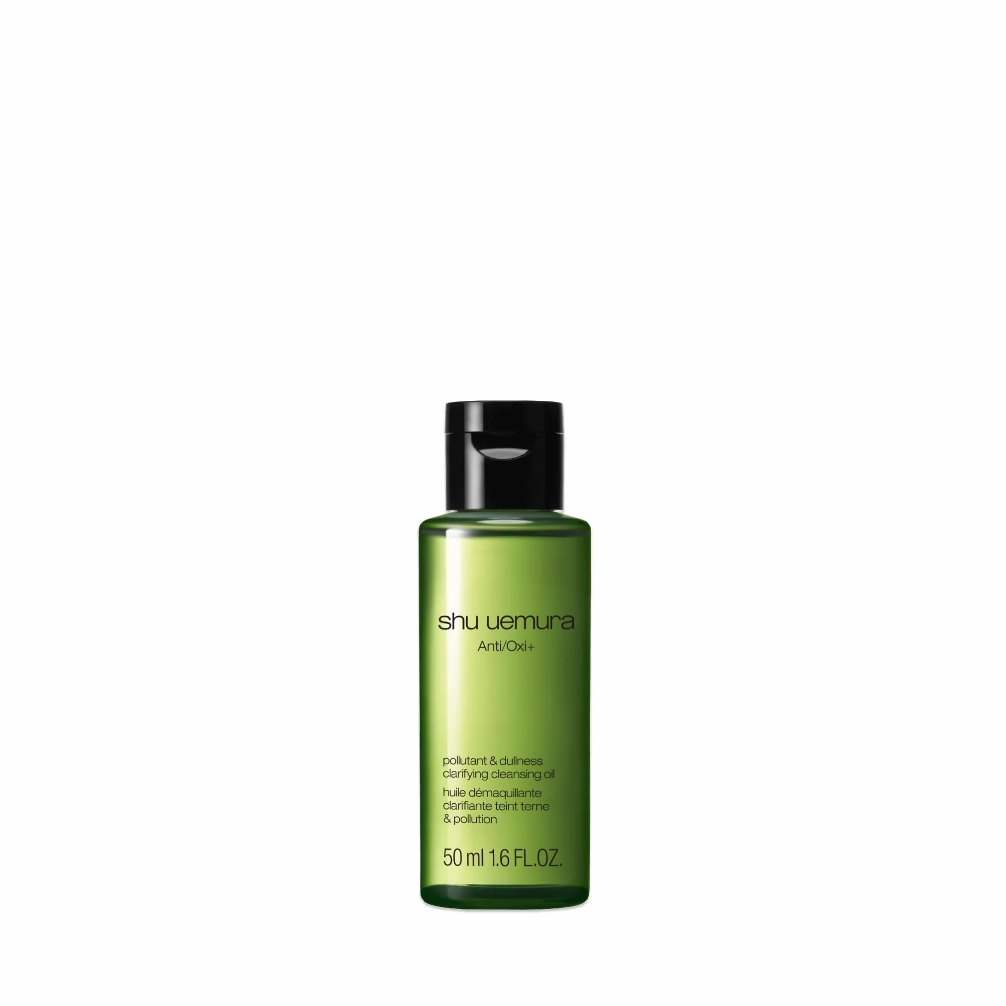 Shu Uemura Anti/Oxi+ Olio Struccante Viso, Olio Antiossidante per Pelle Spenta, Detergente Viso Anti-Inquinamento, Arricchito con Matcha di Uji Giapponese, Tutti i Tipi di Pelle