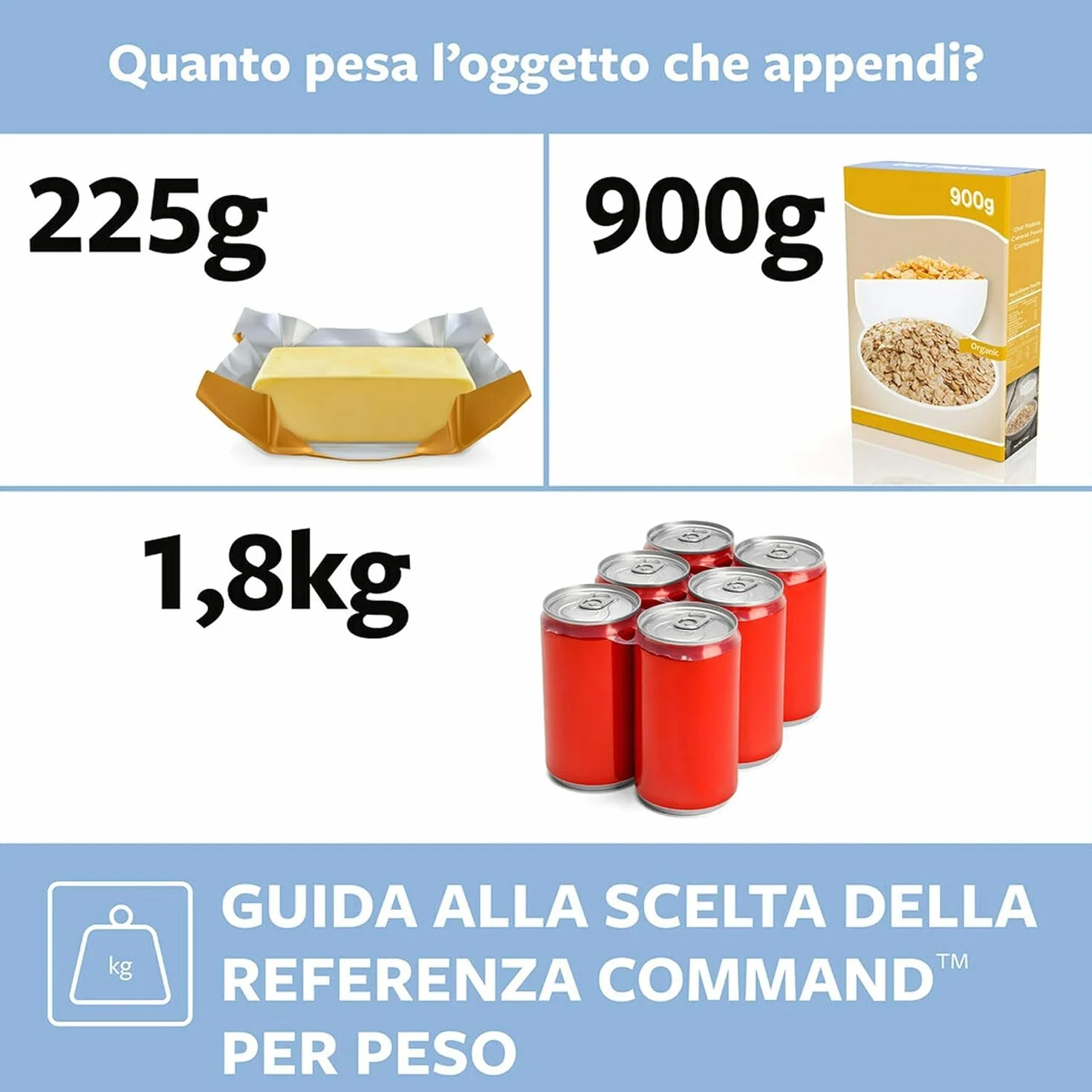 Command Mini Ganci Adesivi Trasparenti per Decorazioni Interne, 60 Ganci e 68 Strisce