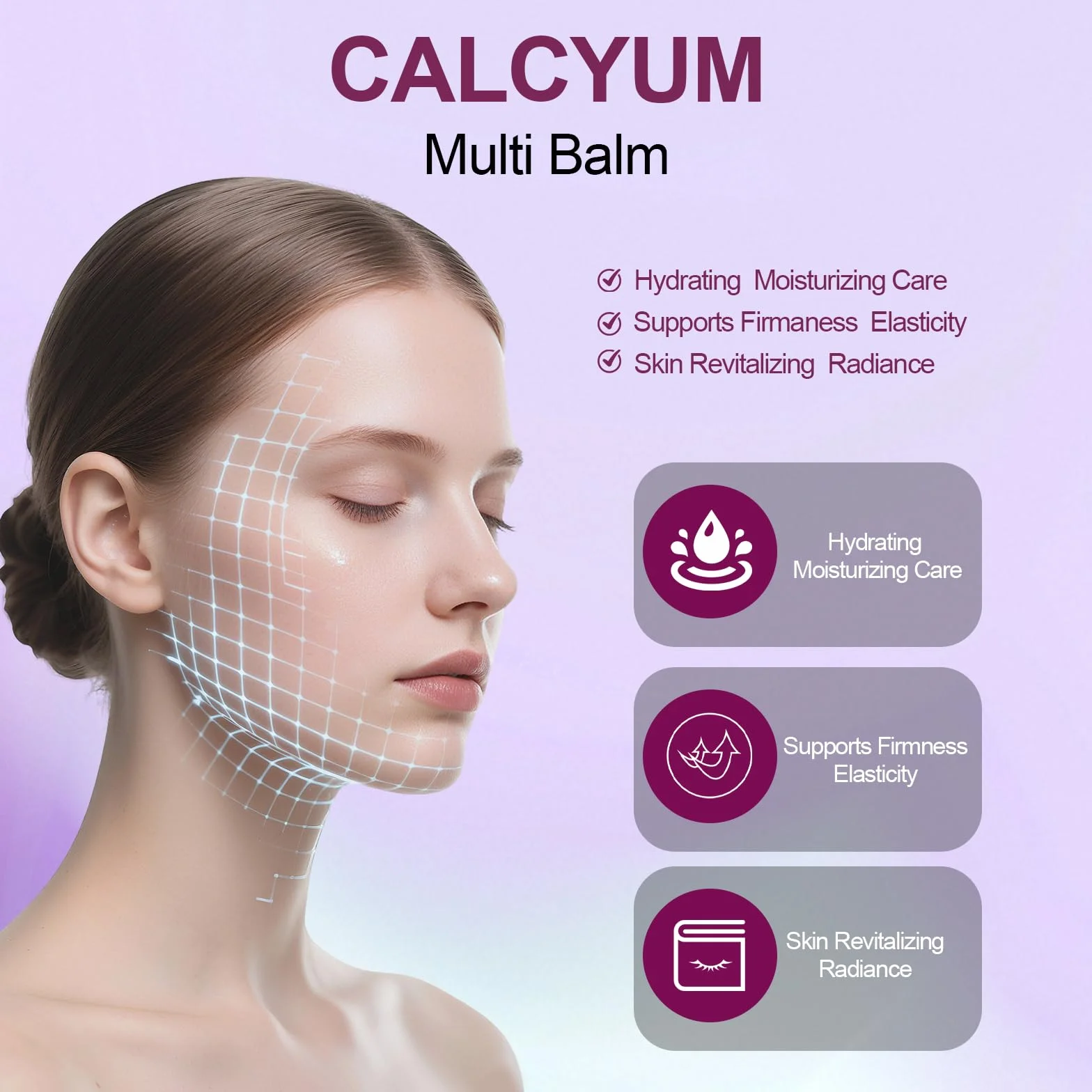 4 bastoncini di calcio balsamo per calcio, volume, per collagene, calciu-m, densità, balsamo, collagene, calcio, densità, balsamo, idratante, anti-invecchiamento, rende la pelle più grassa per occhi