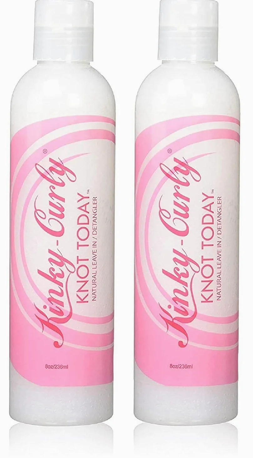 Kinky-Curly Knot Today Leave In Conditioner/Detangler - (2 Pack of 8 oz) by Kinky Curly