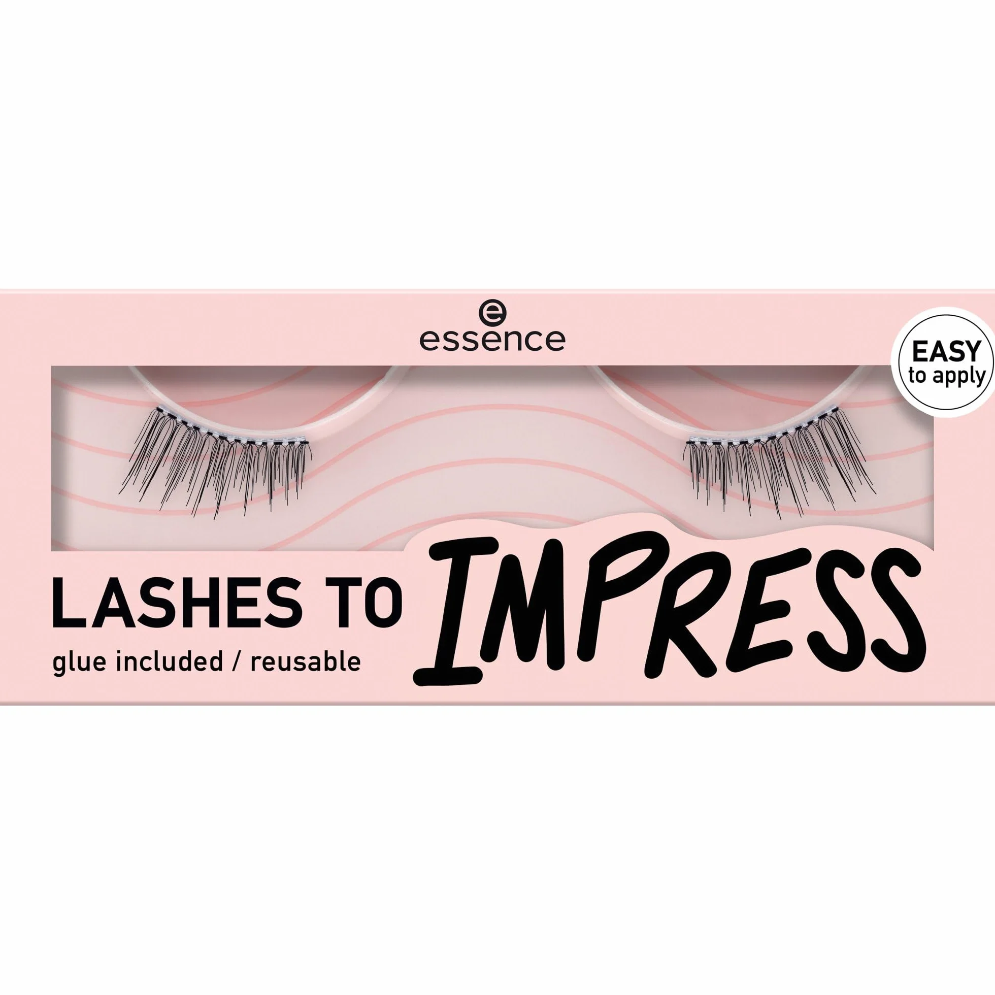 essence LASHES TO IMPRESS., lunga durata, volumizzante, arricciante, definizione (1pair)
