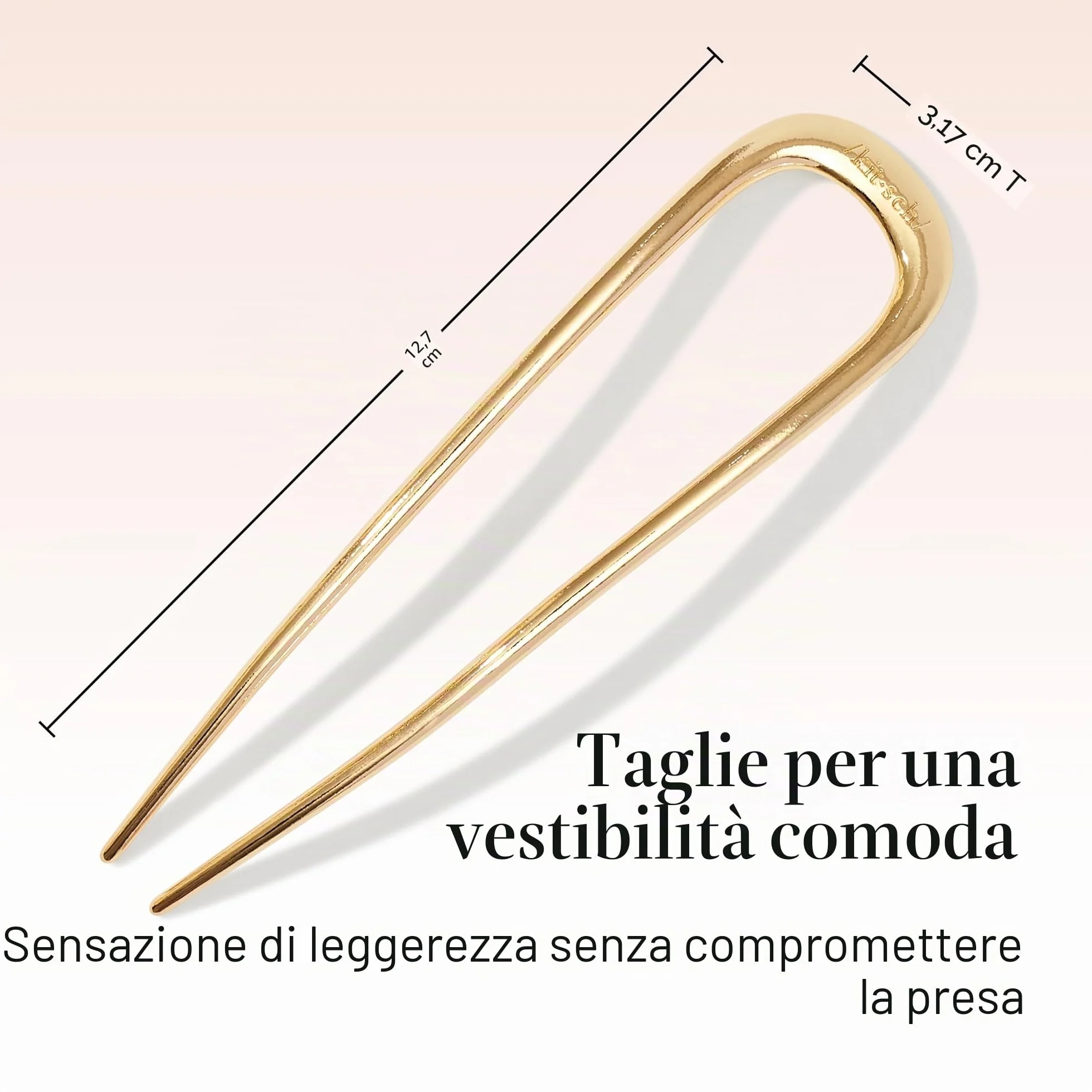 Kitsch Forcine Francesi per Capelli da Donna – Elegante e Durevole Forcella in Metallo per Acconciature a Chignon, Coda e Treccia, Tenuta Sicura Tutto il Giorno, Vestibilità Confortevole | Regali