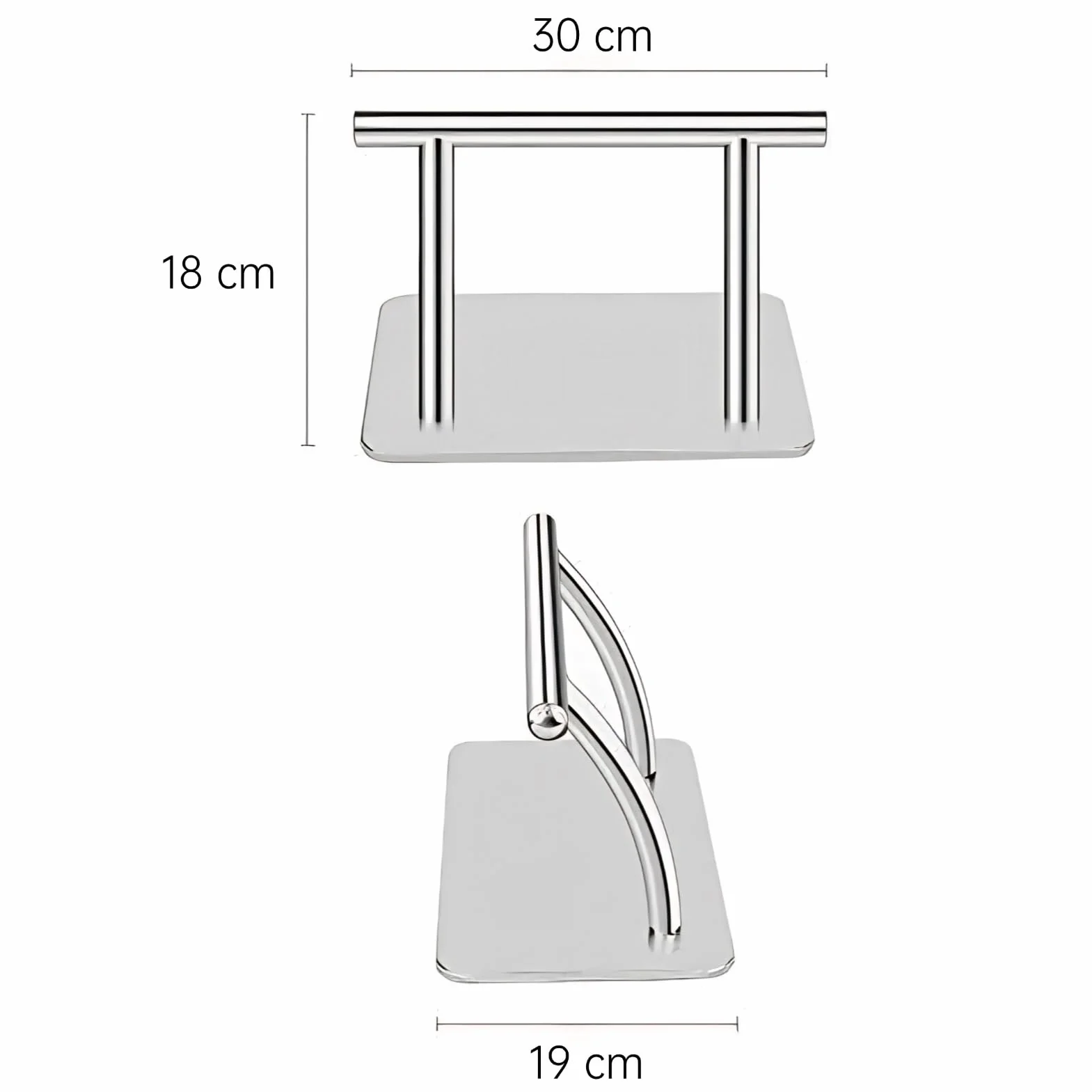 Greensen Poggiapiedi Parrucchiere, Poggiapiedi Professionale in Acciaio Inox, Antiscivolo Supporto per Piedi per Salone di Bellezza, Parrucchiere, Barbiere
