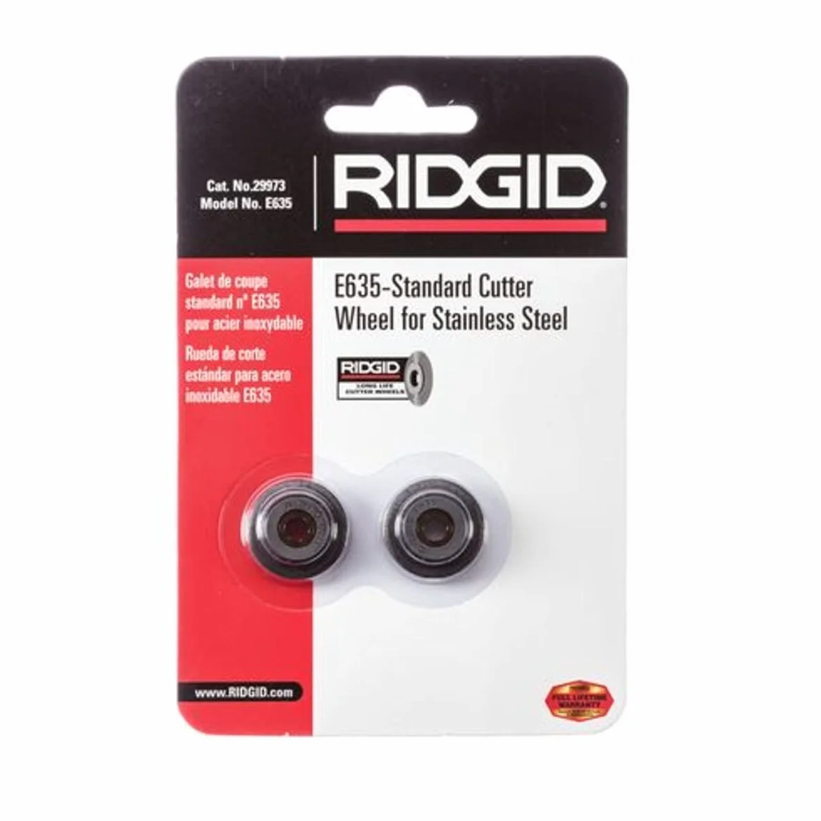 RIDGID Modello E635 Rotella di Ricambio per Tagliatubo 35S 65S Acciaio Inossidabile