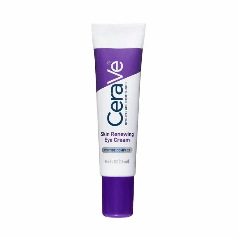 CeraVe Skin Renewing Crema Contorno Occhi, Per Pelle con i Primi Segni dell'Età, Occhiaie e Linee Sottili Ridotte, Con Complesso di Peptidi, 3 Ceramidi Essenziali e Caffeina, 15 ml