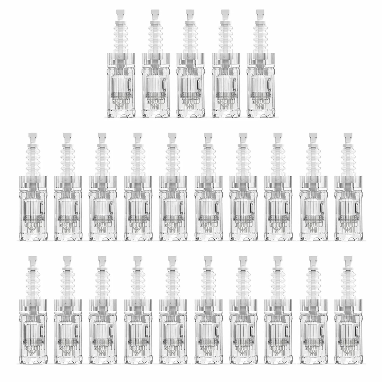 25 Pezzi 12 Pins Cartucce dr pen a10 dermapen Microneedling Pen, progettate per la Dr. Pen Ultima A10, utilizzata per cicatrici da acne, cicatrici approfondite e smagliature